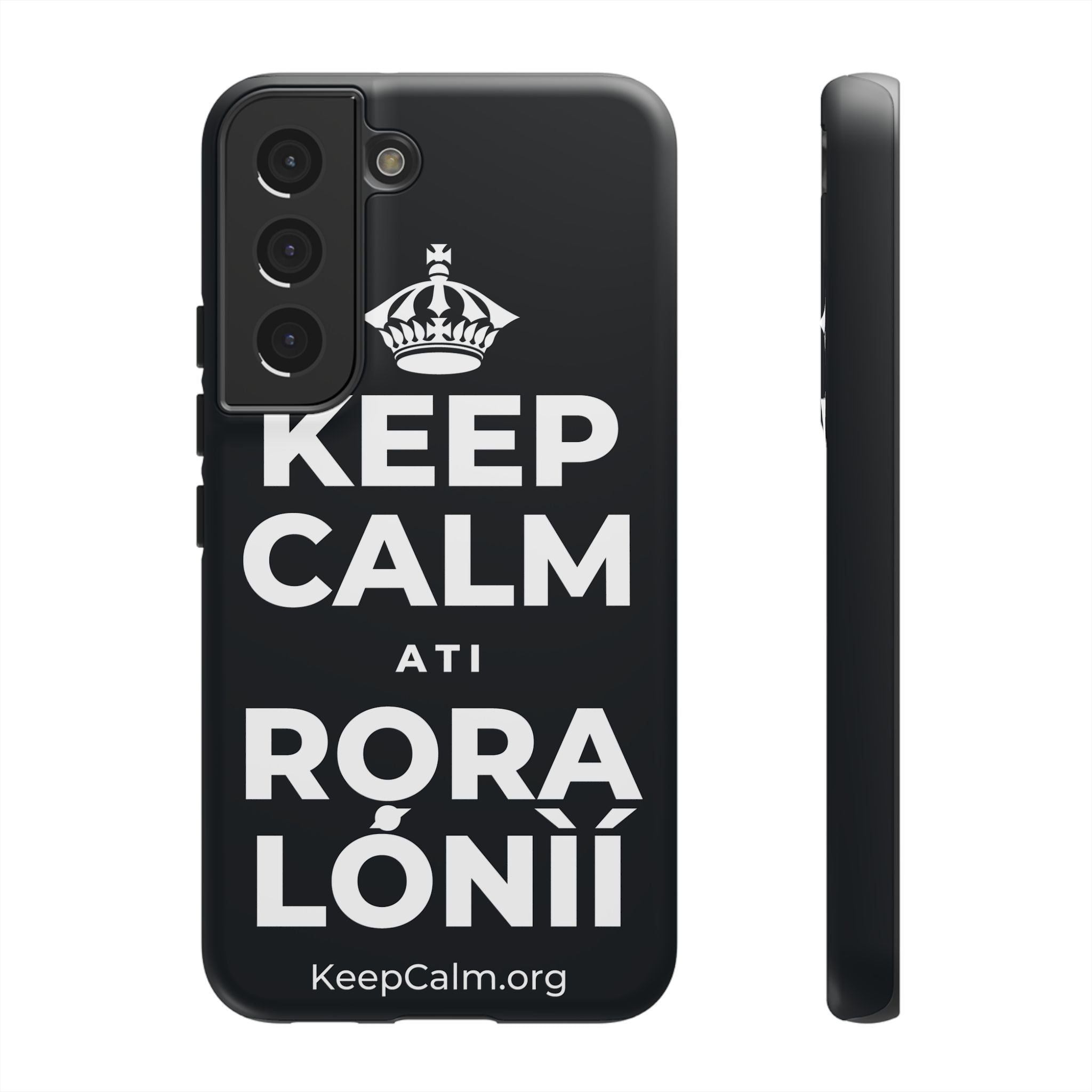 KEEP CALM ATI RỌRA LÓNÌÍ Phone Case (Dark)