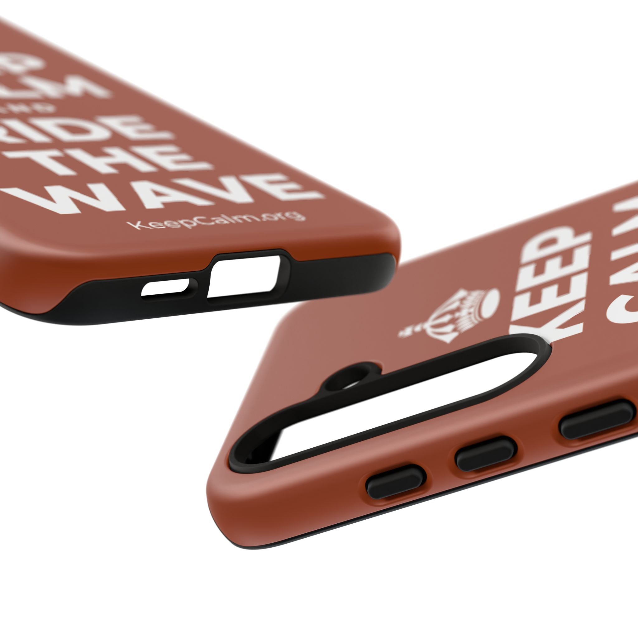 KEEP CALM AND RIDE THE WAVE Phone Case