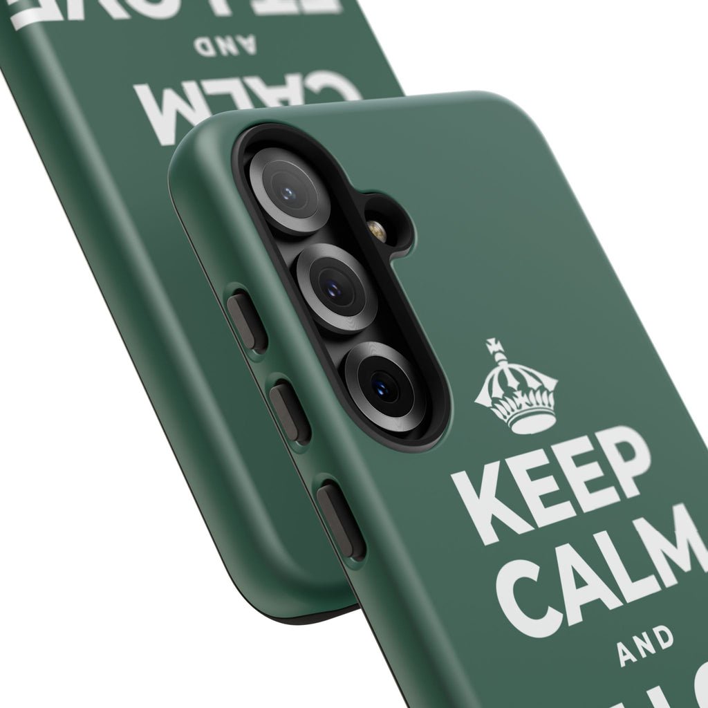 KEEP CALM AND LET LOVE FLOW Phone Case