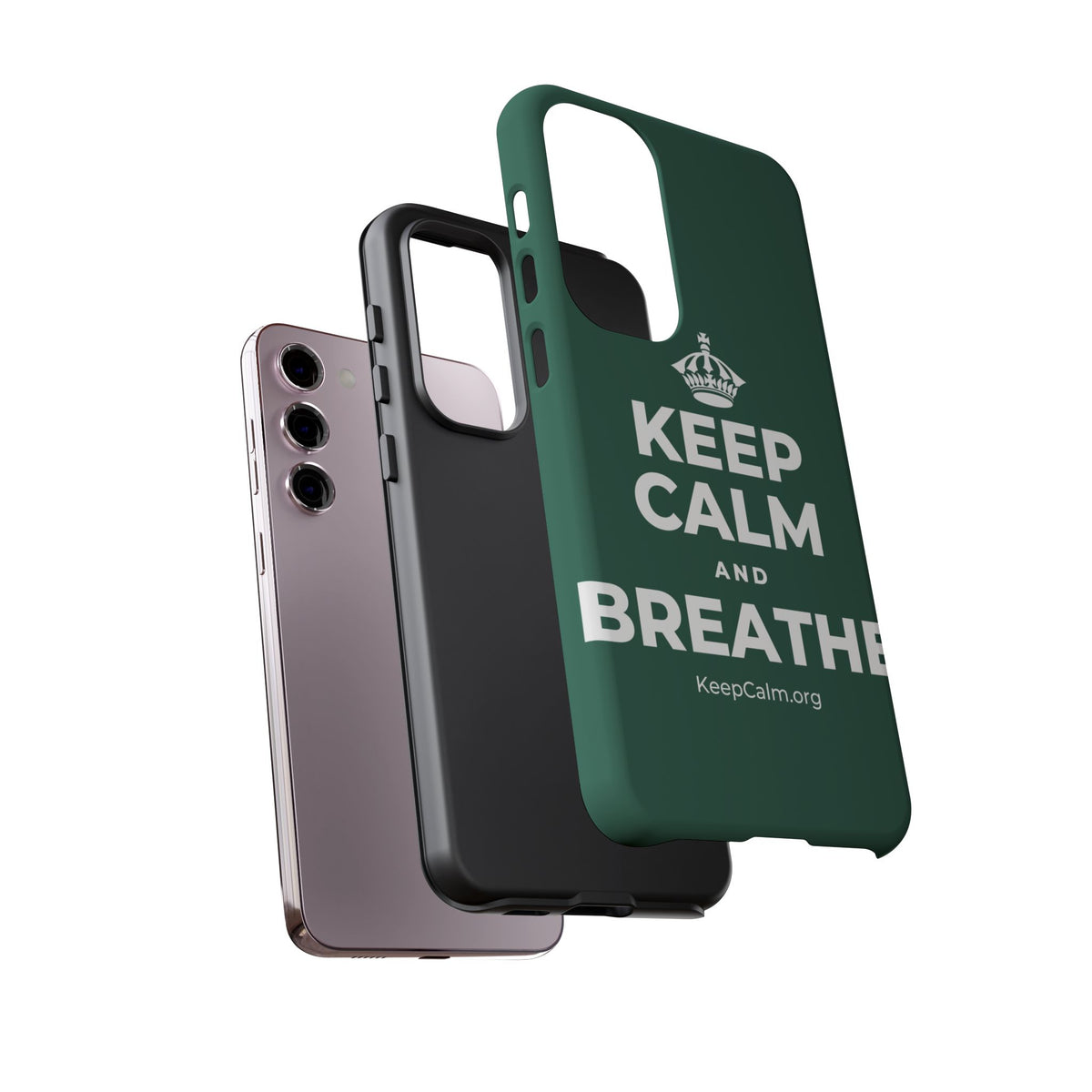 KEEP CALM AND BREATHE Phone Case
