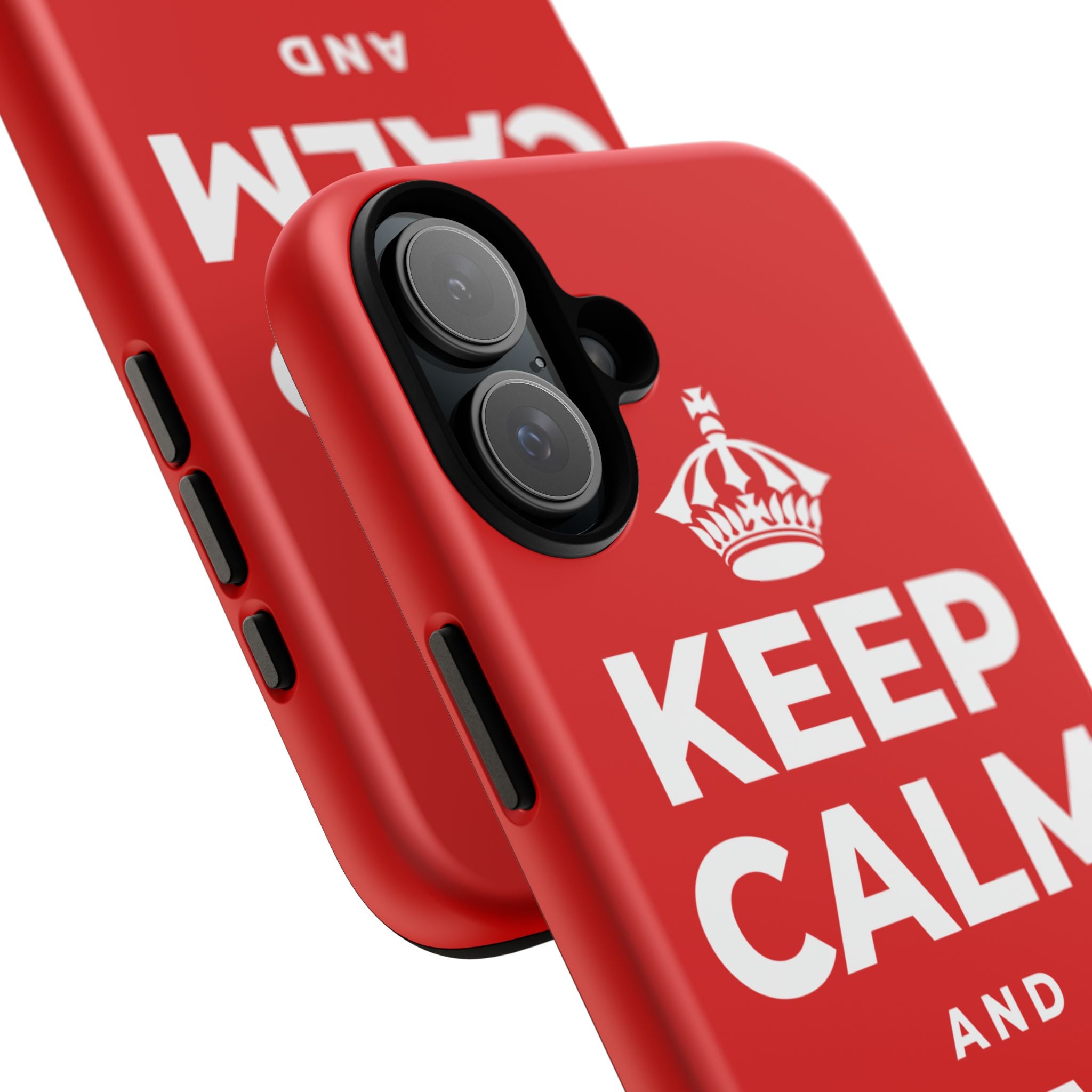 KEEP CALM AND LOVE BIG Phone Case