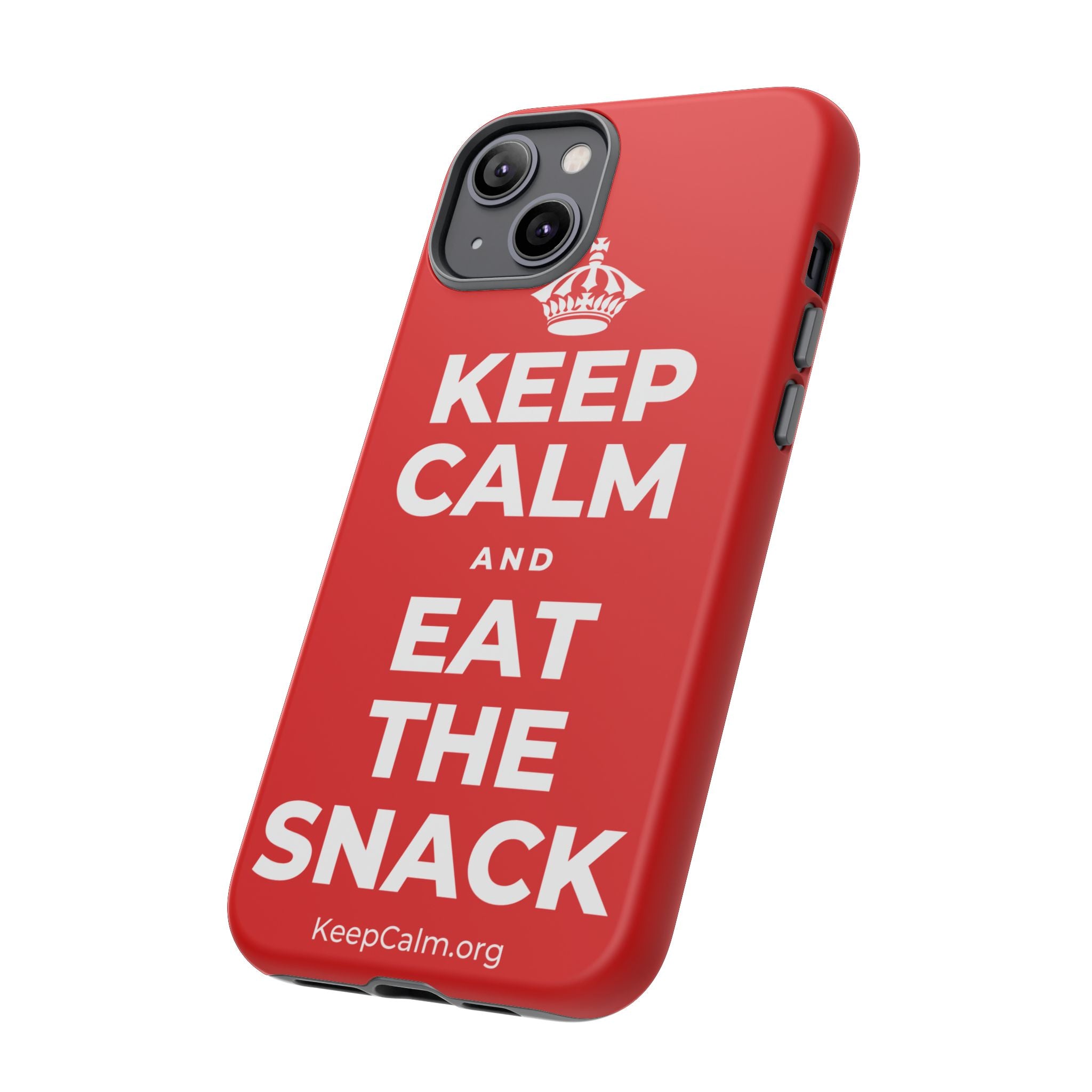 KEEP CALM AND EAT THE SNACK Phone Case