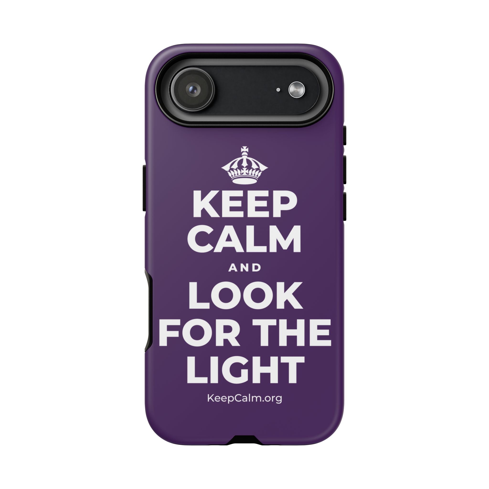 KEEP CALM AND LOOK FOR THE LIGHT Phone Case