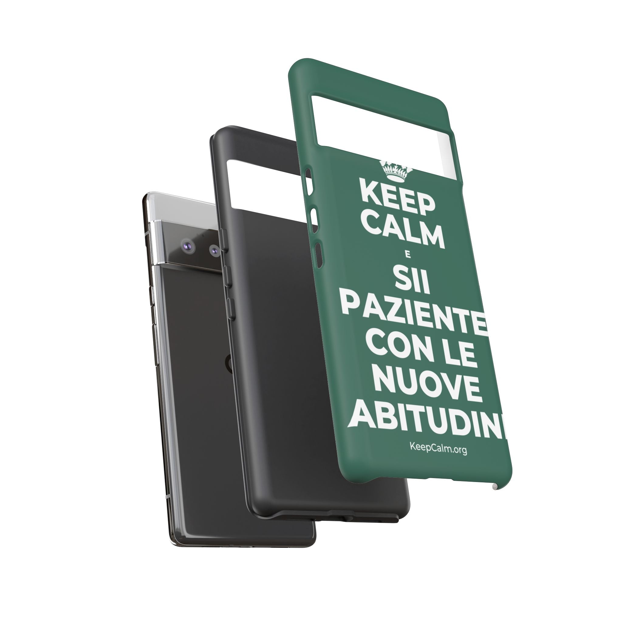 KEEP CALM E SII PAZIENTE CON LE NUOVE ABITUDINI Phone Case