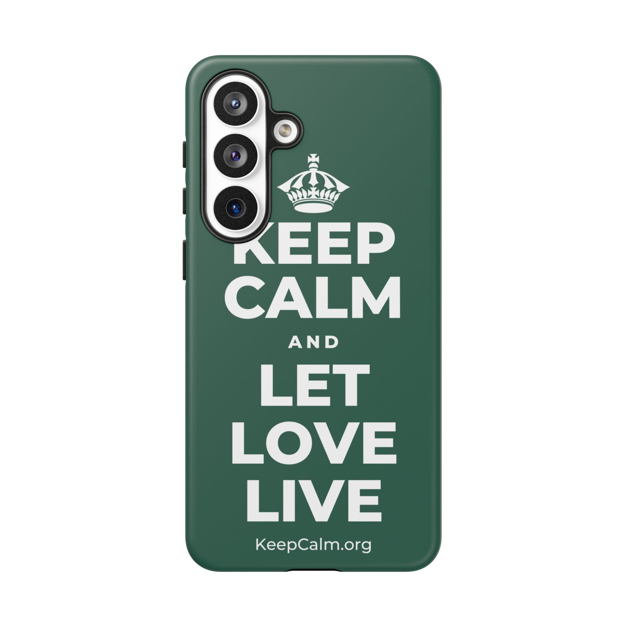 KEEP CALM AND LET LOVE LIVE Phone Case