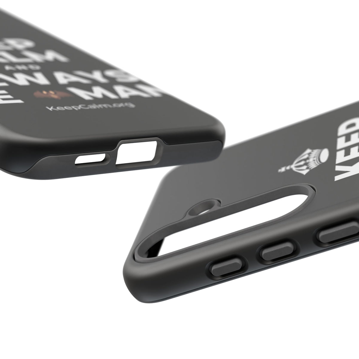 KEEP CALM AND ALWAYS BE 🦇MAN Phone Case