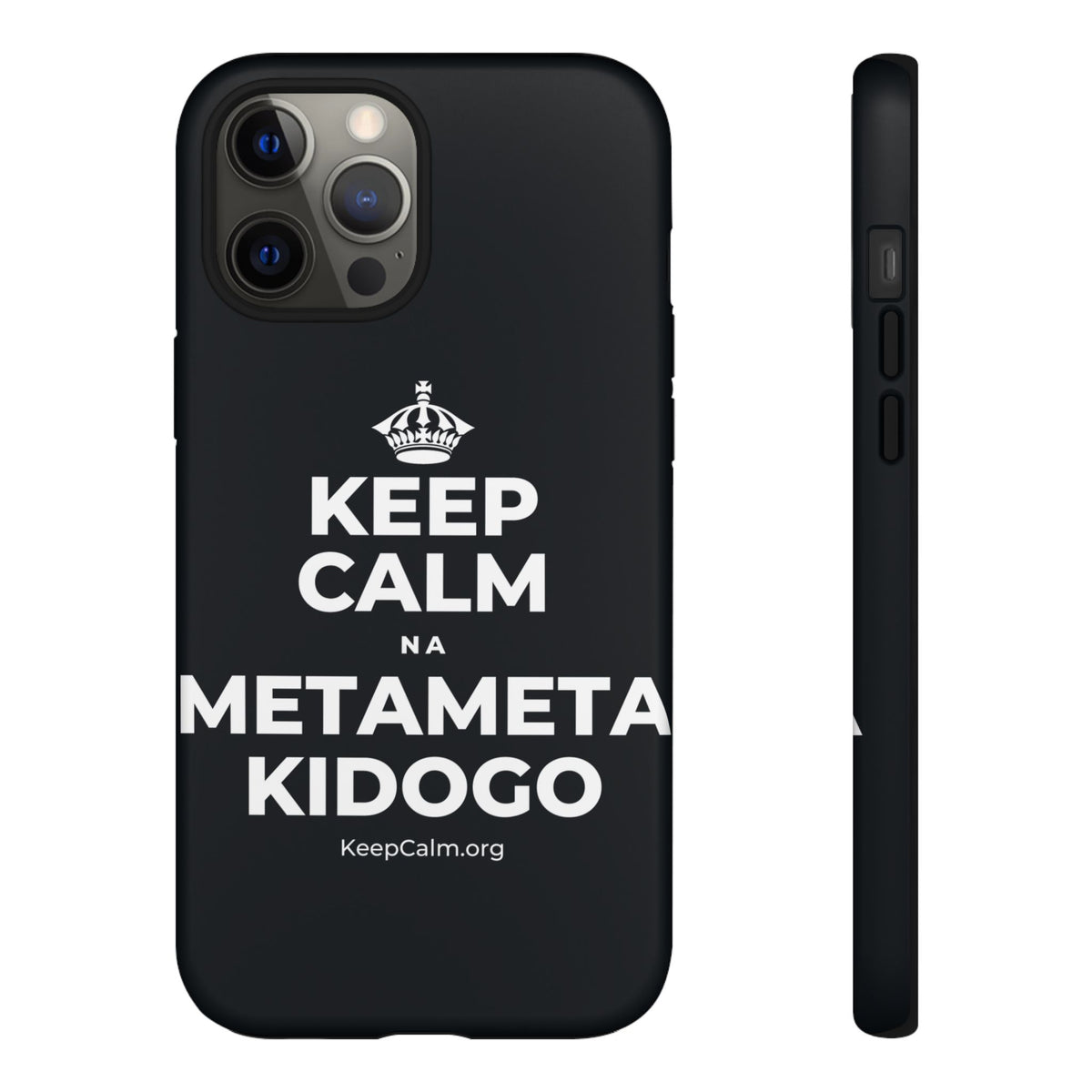 KEEP CALM NA METAMETA KIDOGO Phone Case (Dark)