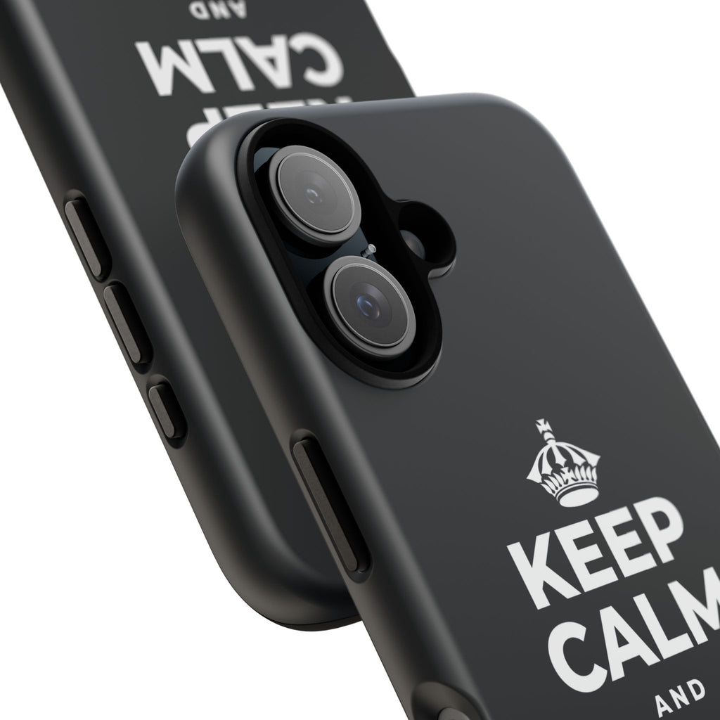 KEEP CALM AND UNCLENCH Phone Case (Dark)
