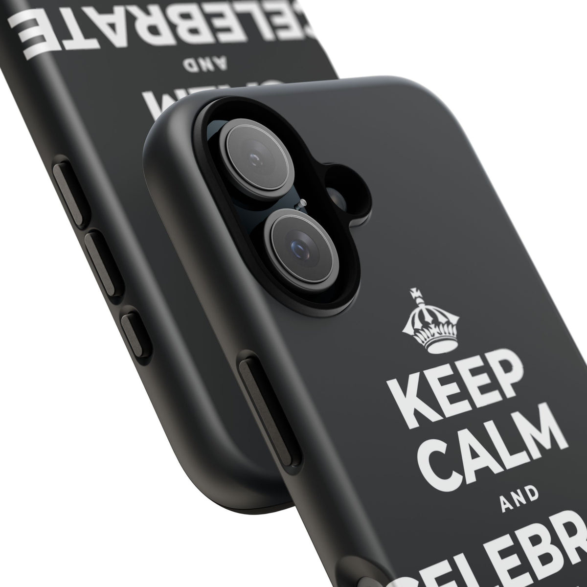 KEEP CALM AND CELEBRATE THE SMALL STUFF Phone Case (Dark)