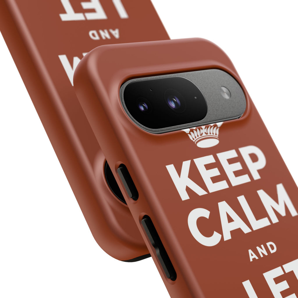 KEEP CALM AND LET PEOPLE HELP Phone Case