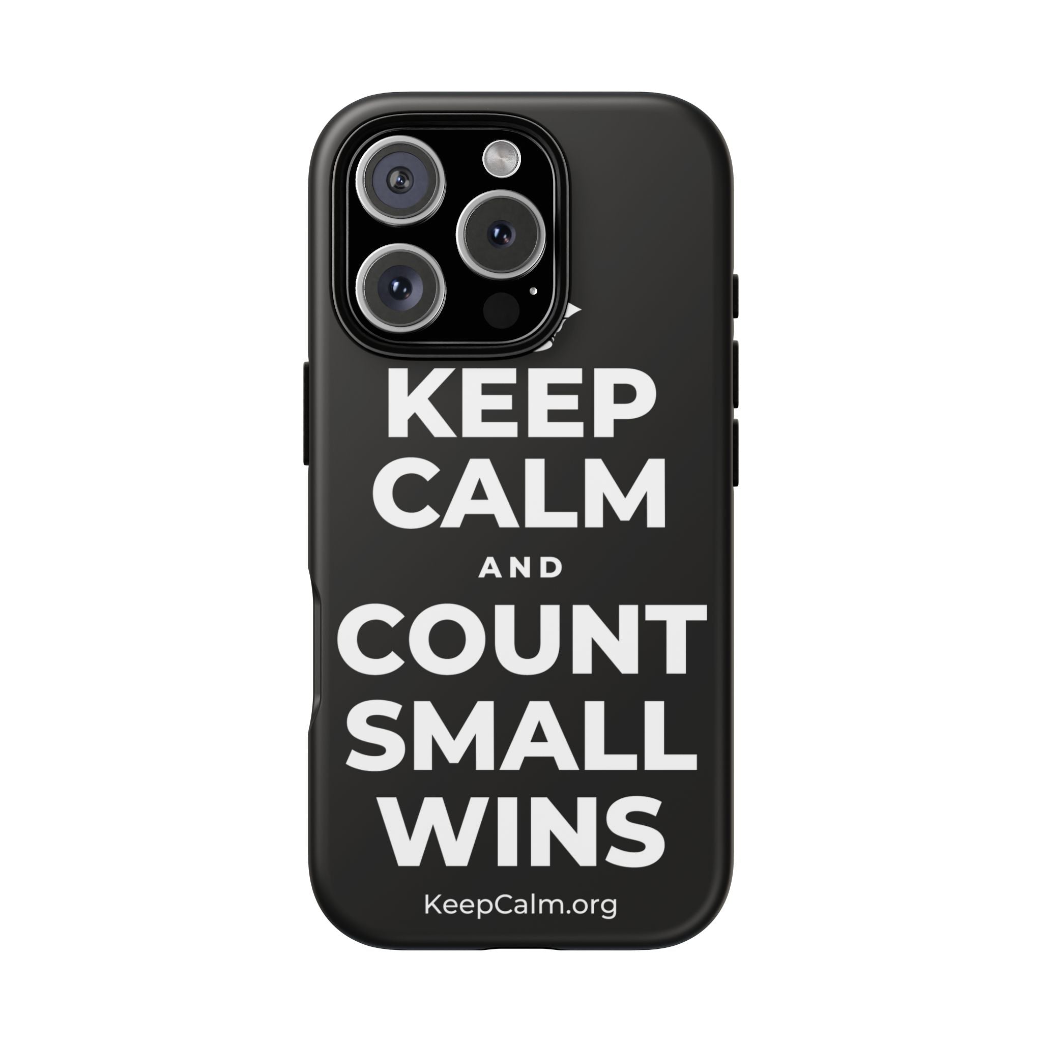 KEEP CALM AND COUNT SMALL WINS Phone Case