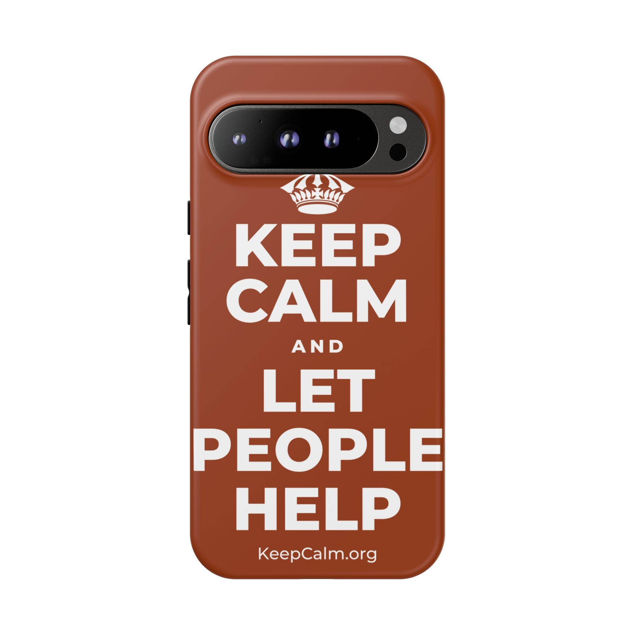 KEEP CALM AND LET PEOPLE HELP Phone Case