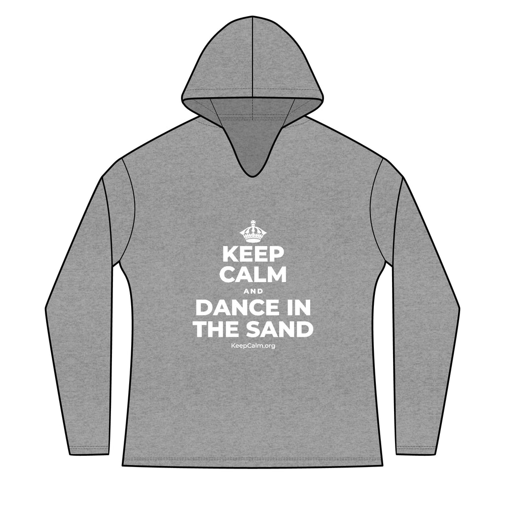 KEEP CALM AND DANCE IN THE SAND Women's Long Sleeve Hoodie