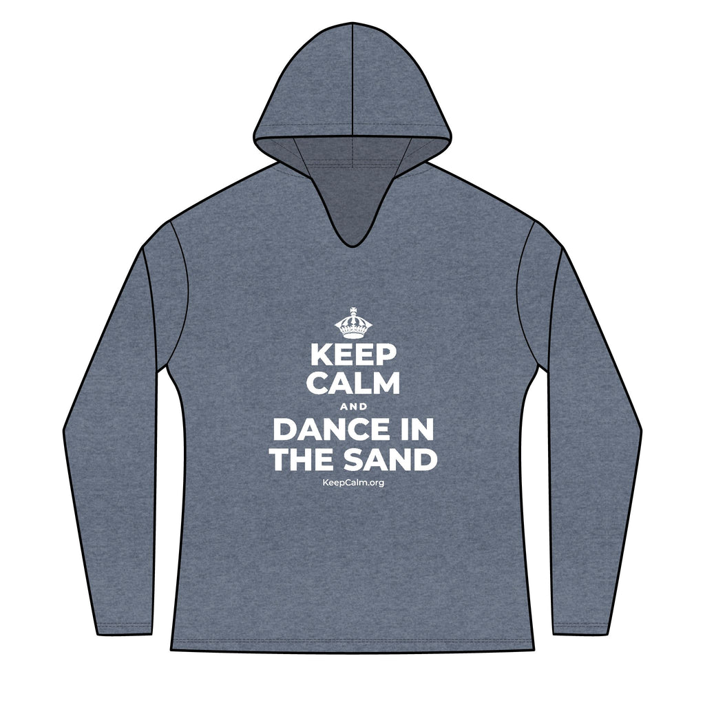KEEP CALM AND DANCE IN THE SAND Women's Long Sleeve Hoodie