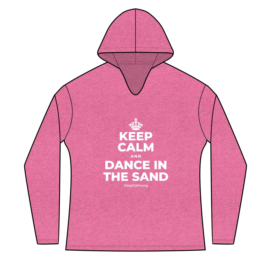 KEEP CALM AND DANCE IN THE SAND Women's Long Sleeve Hoodie