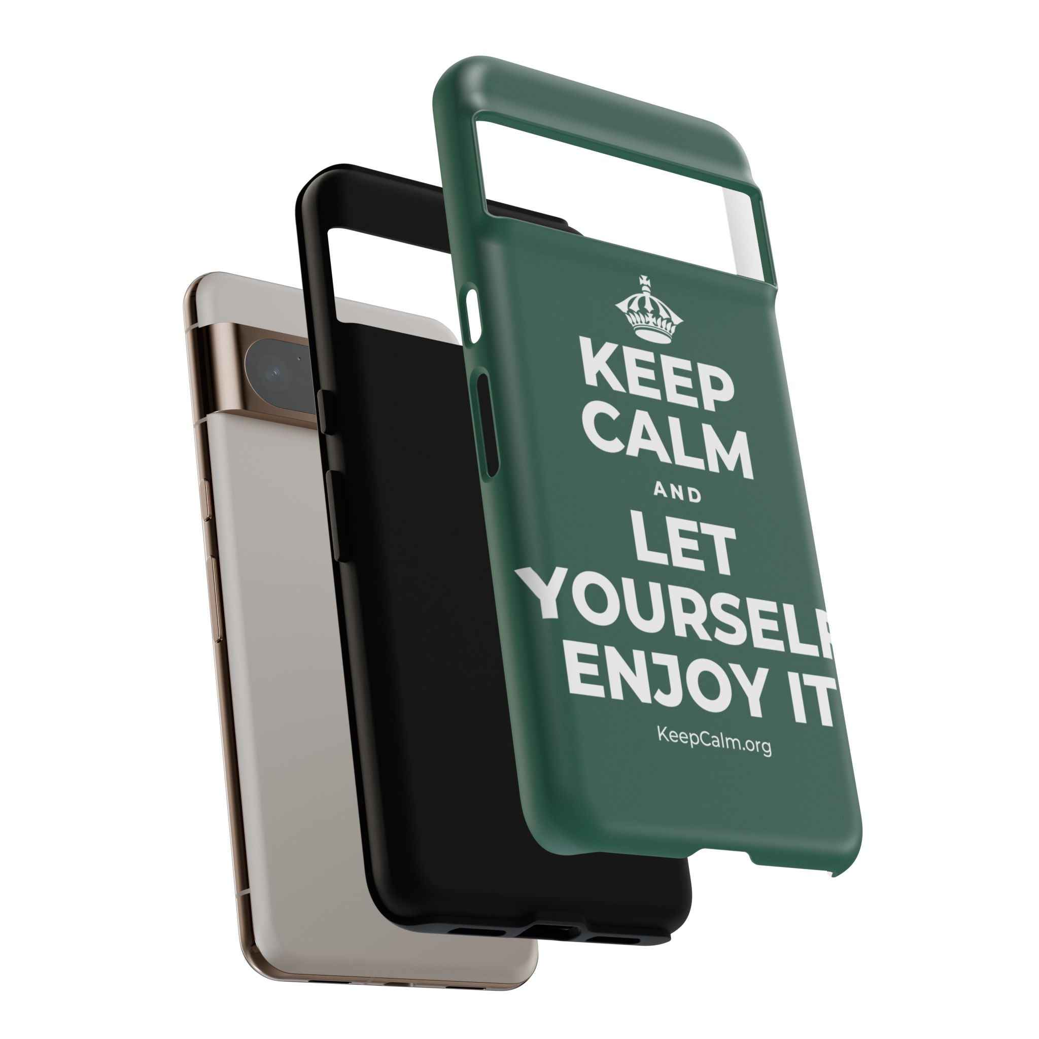 KEEP CALM AND LET YOURSELF ENJOY IT Phone Case