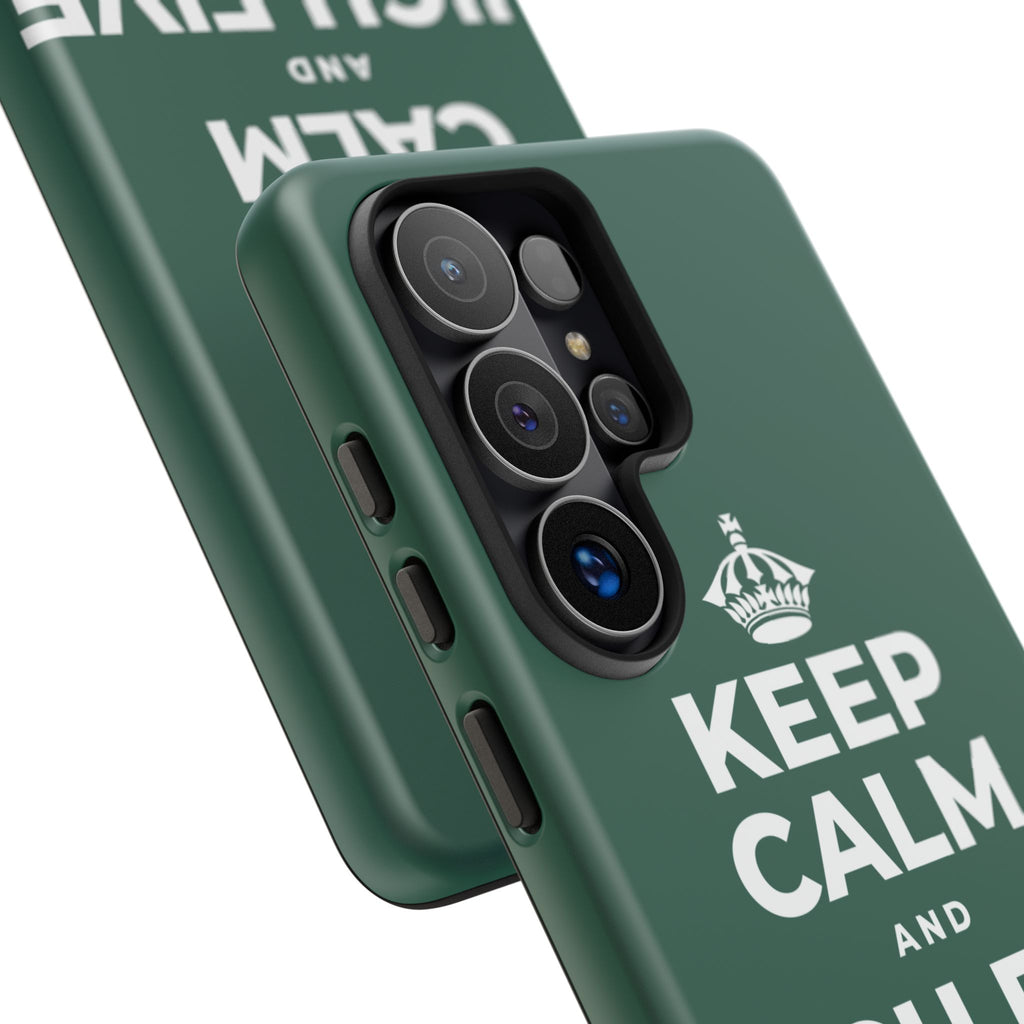 KEEP CALM AND HIGH FIVE SOMEONE Phone Case