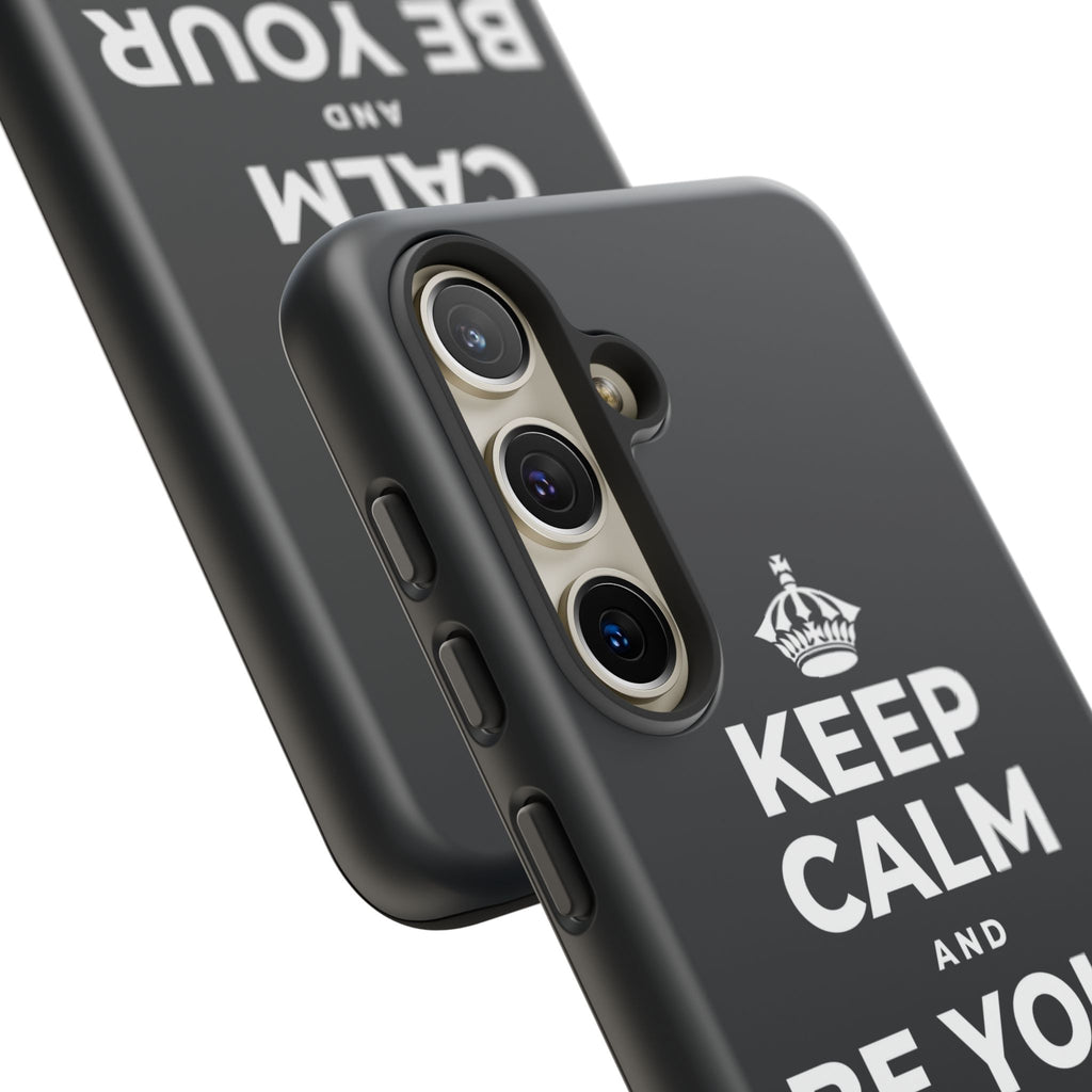 KEEP CALM AND BE YOUR OWN VALENTINE Phone Case (Dark)