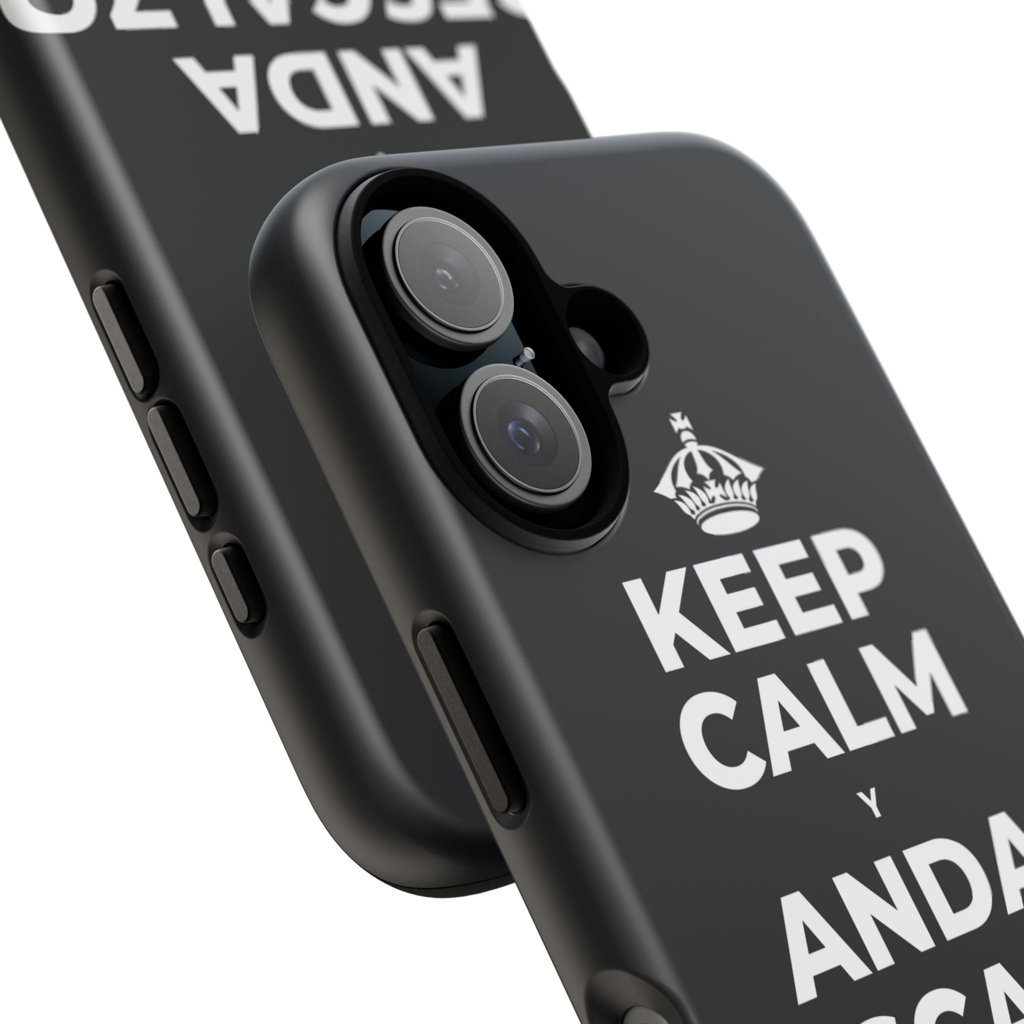 KEEP CALM Y ANDA DESCALZO EN EL PASTO Phone Case (Dark)