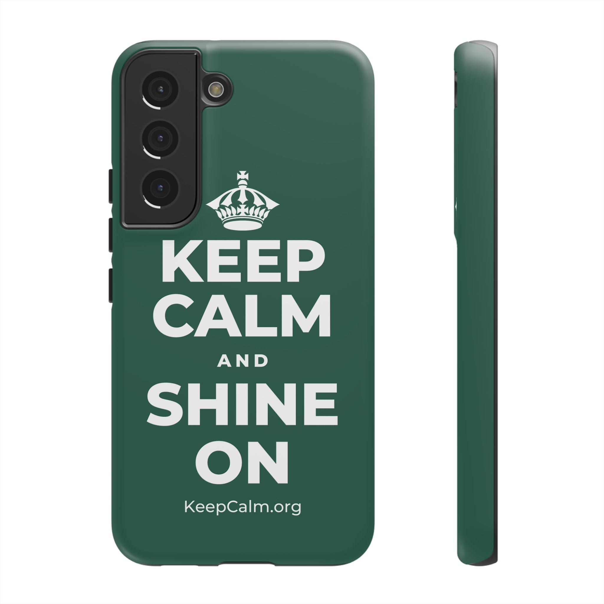KEEP CALM AND SHINE ON Phone Case