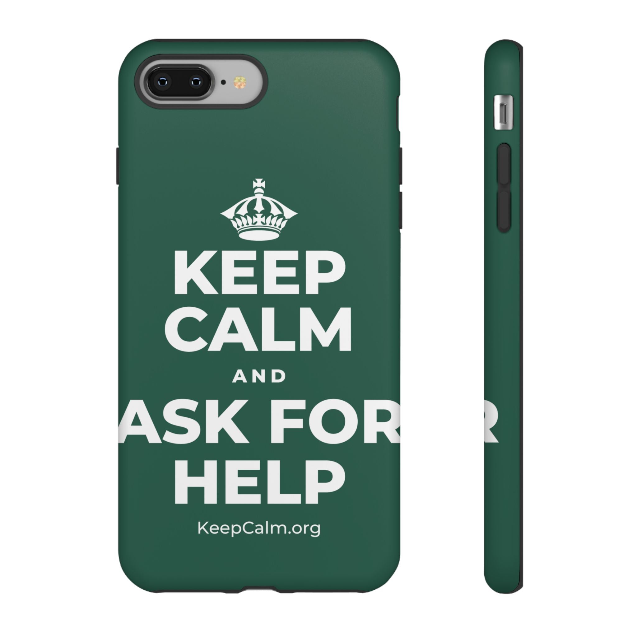 KEEP CALM AND ASK FOR HELP Phone Case