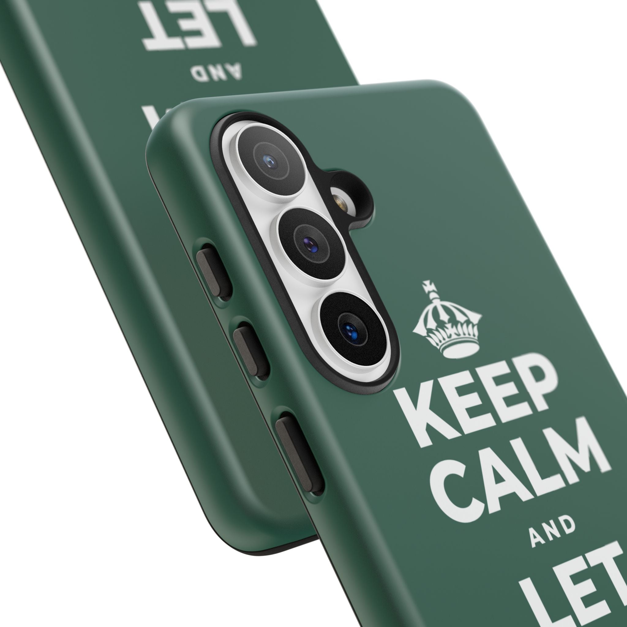 KEEP CALM AND LET PEOPLE IN Phone Case