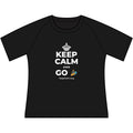 KEEP CALM AND GO 🏄 Women's Raglan Tee