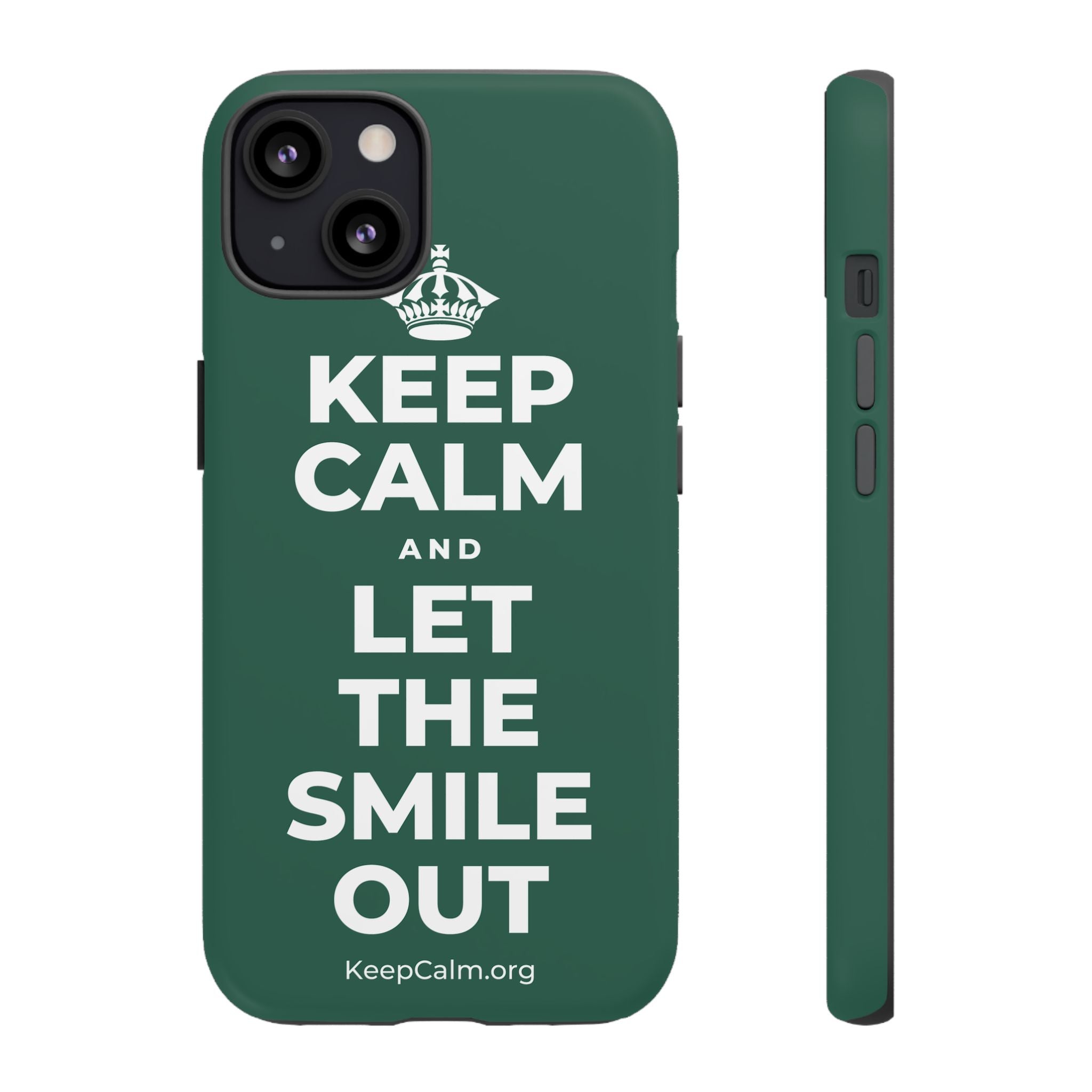 KEEP CALM AND LET THE SMILE OUT Phone Case