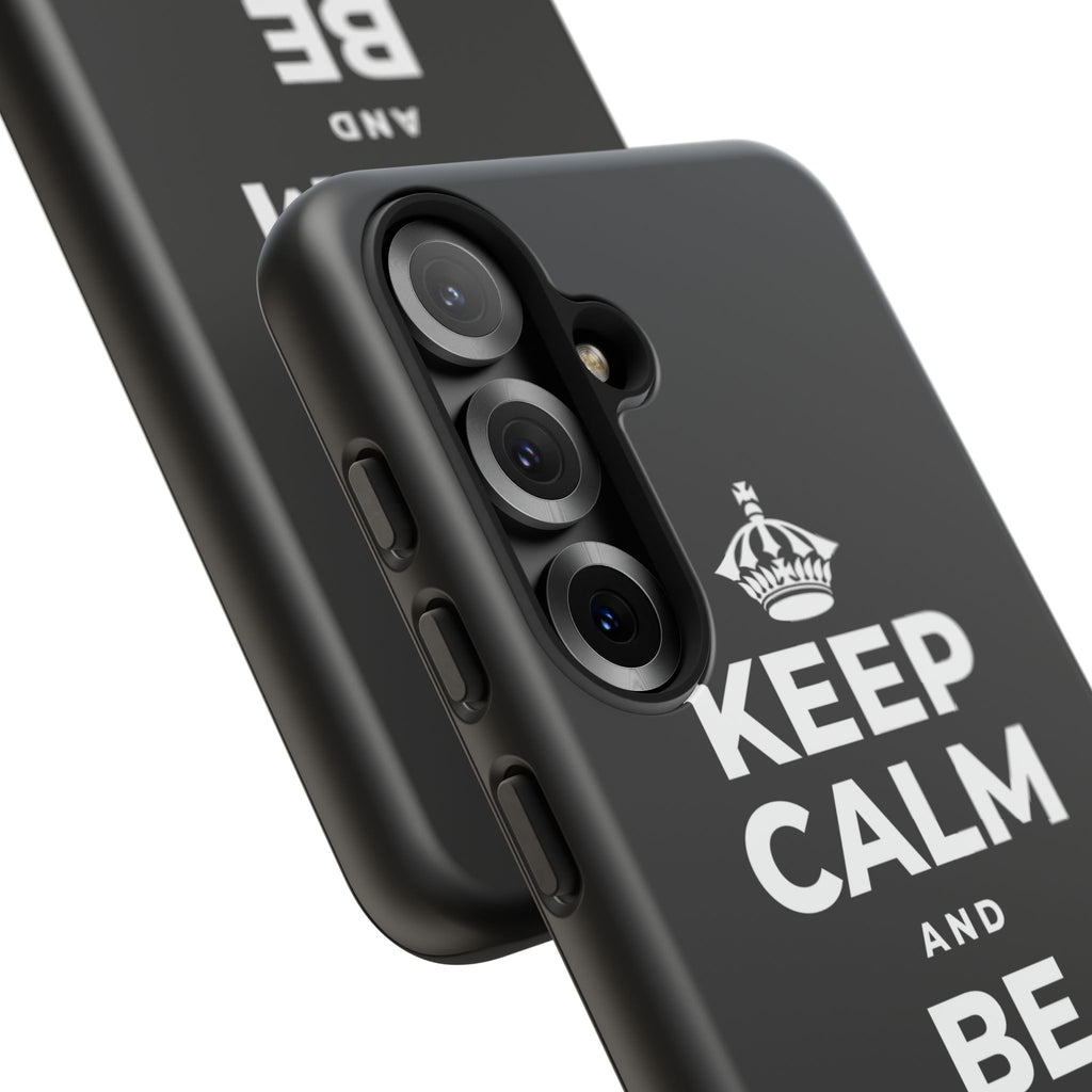 KEEP CALM AND BE STRONG LIKE A 🦕 Phone Case