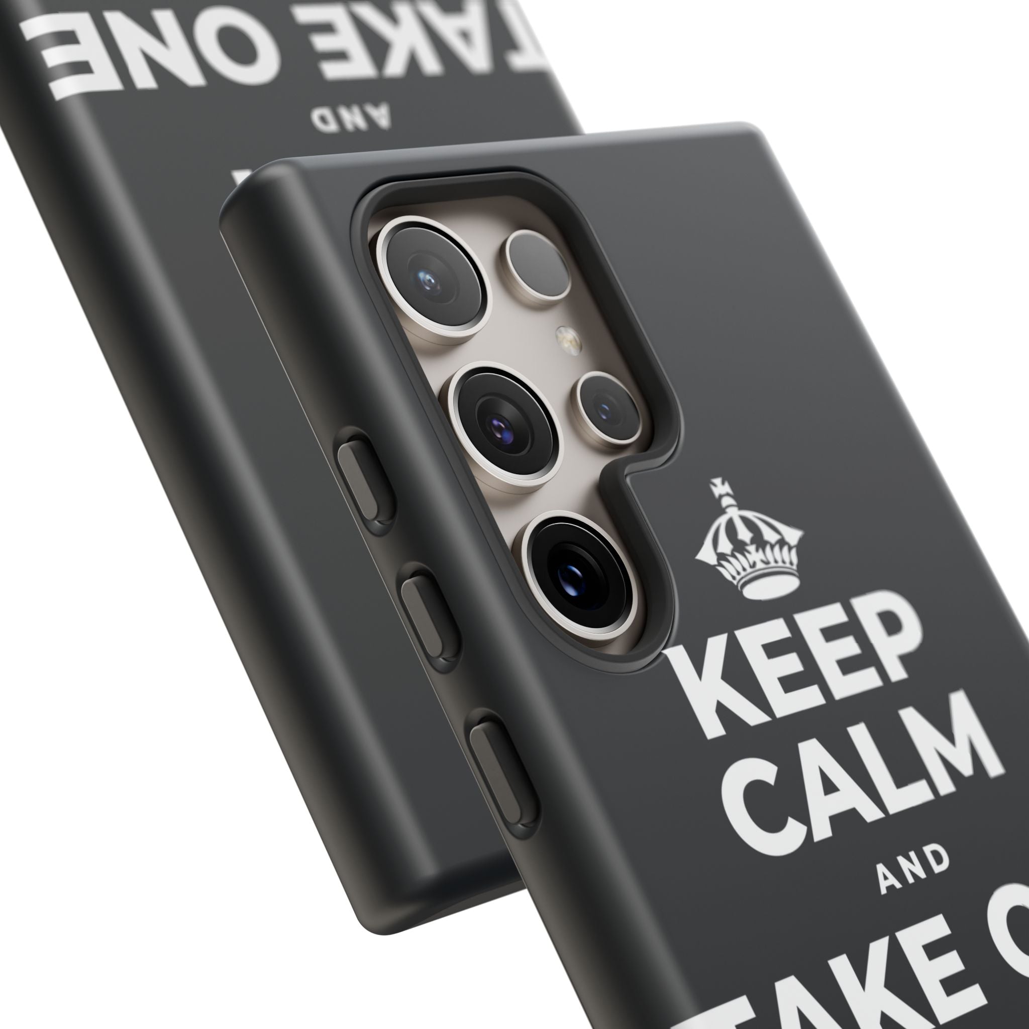 KEEP CALM AND TAKE ONE GOOD DAY AT A TIME Phone Case (Dark)