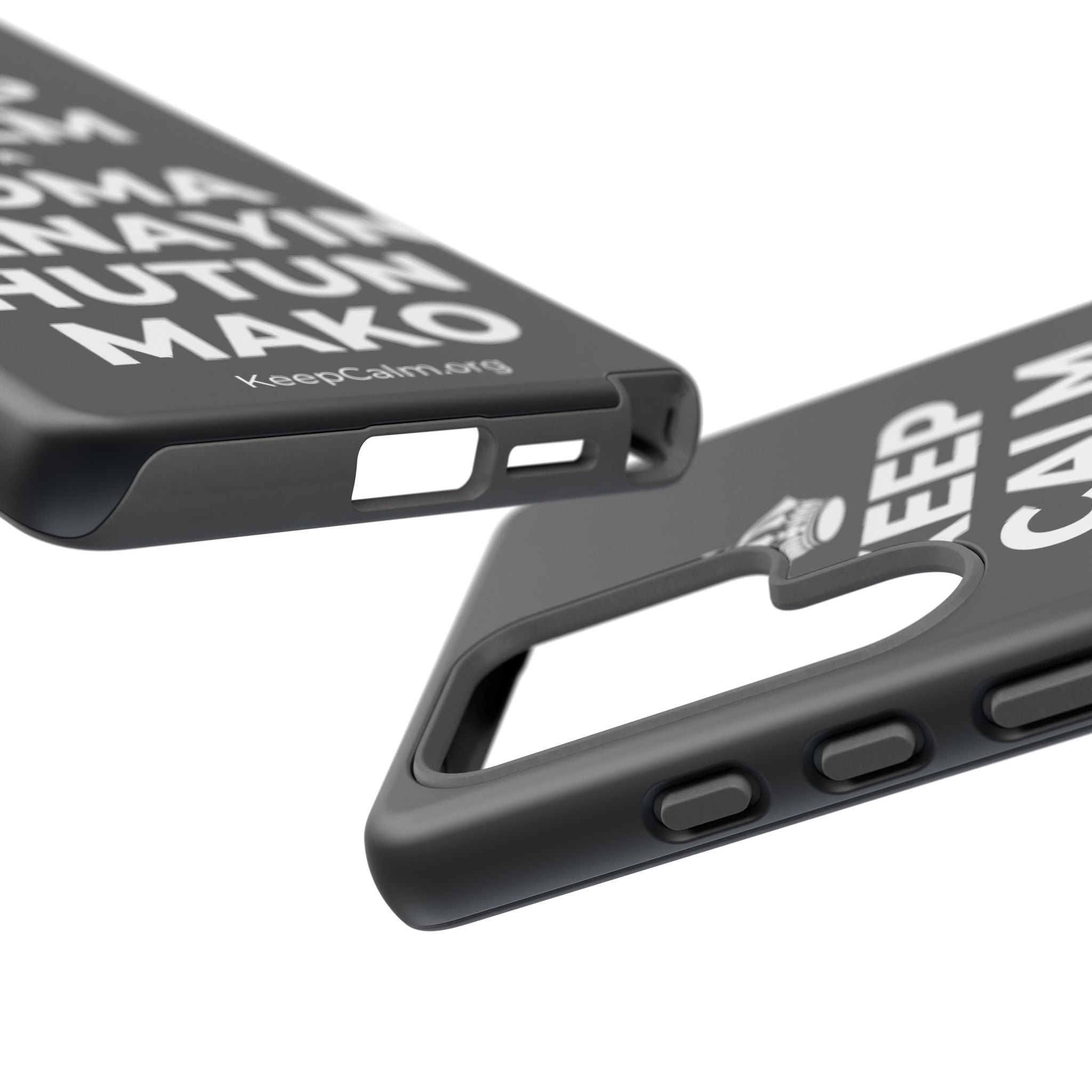 KEEP CALM DA KOMA YANAYIN HUTUN MAKO Phone Case (Dark)