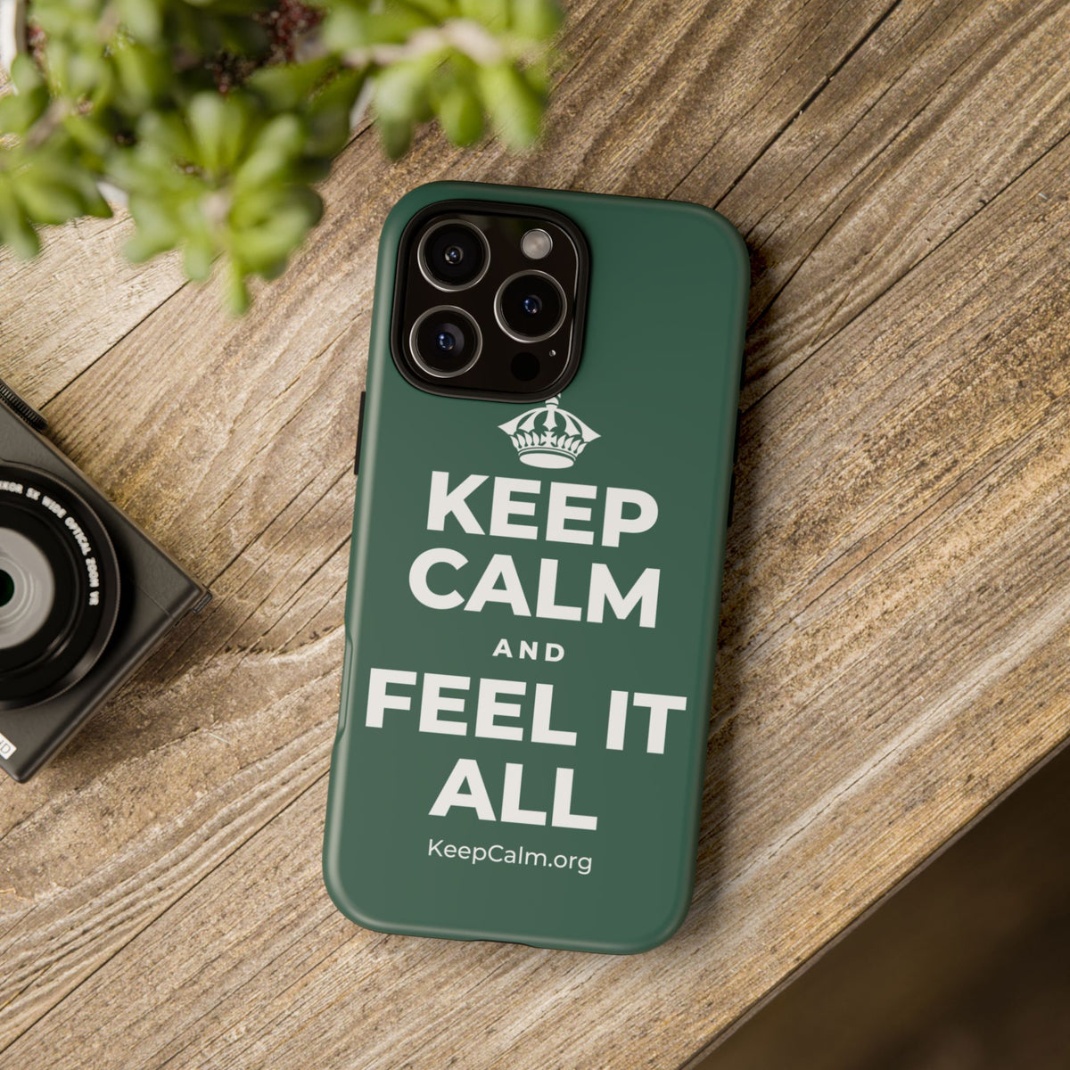 KEEP CALM AND FEEL IT ALL Phone Case