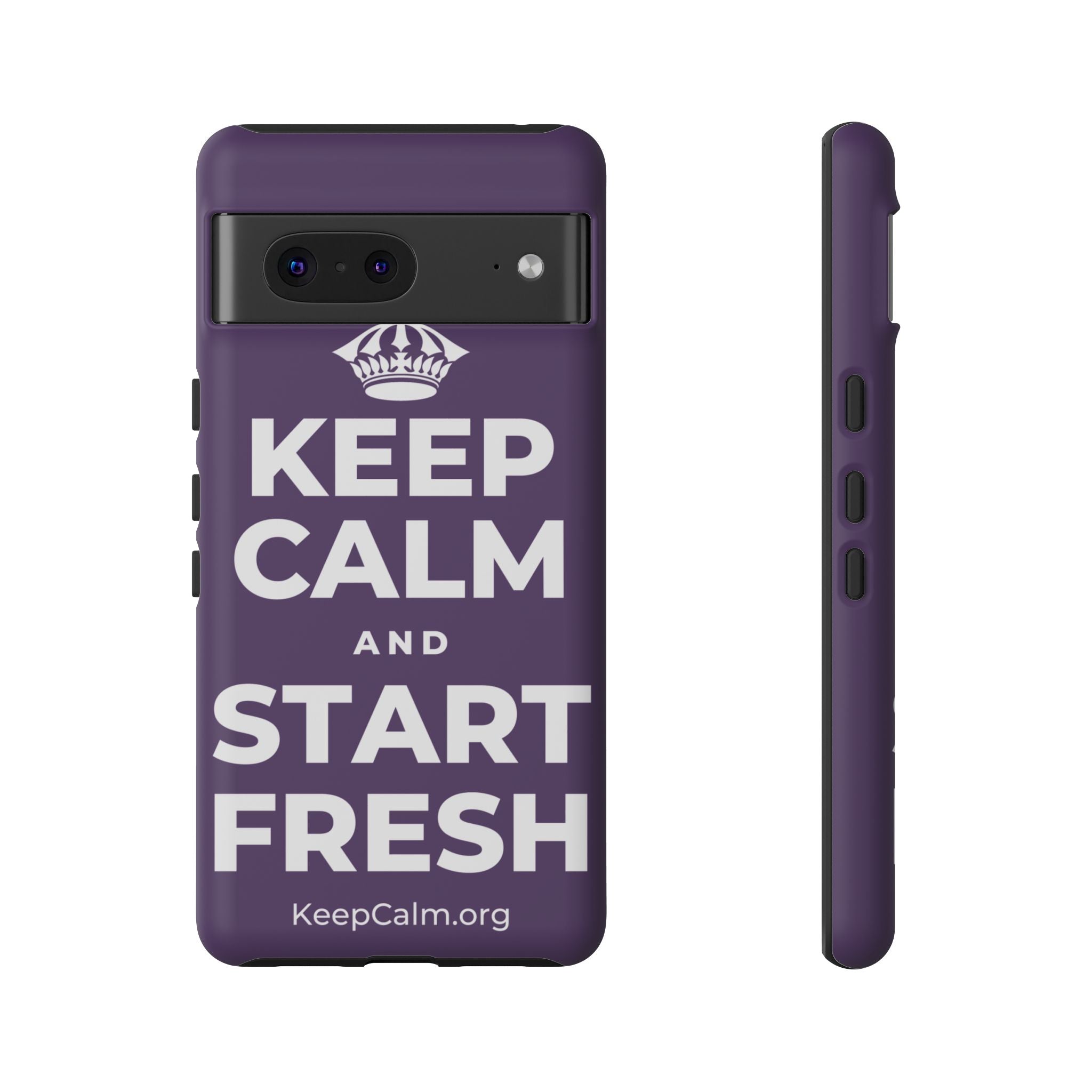 KEEP CALM AND START FRESH Phone Case