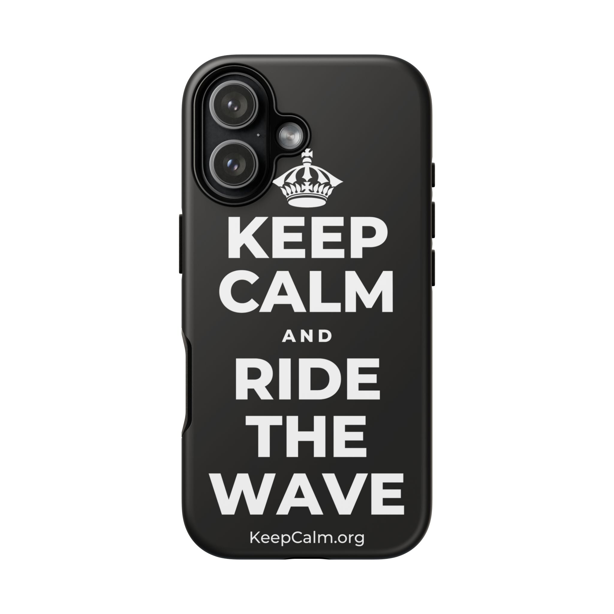 KEEP CALM AND RIDE THE WAVE Phone Case