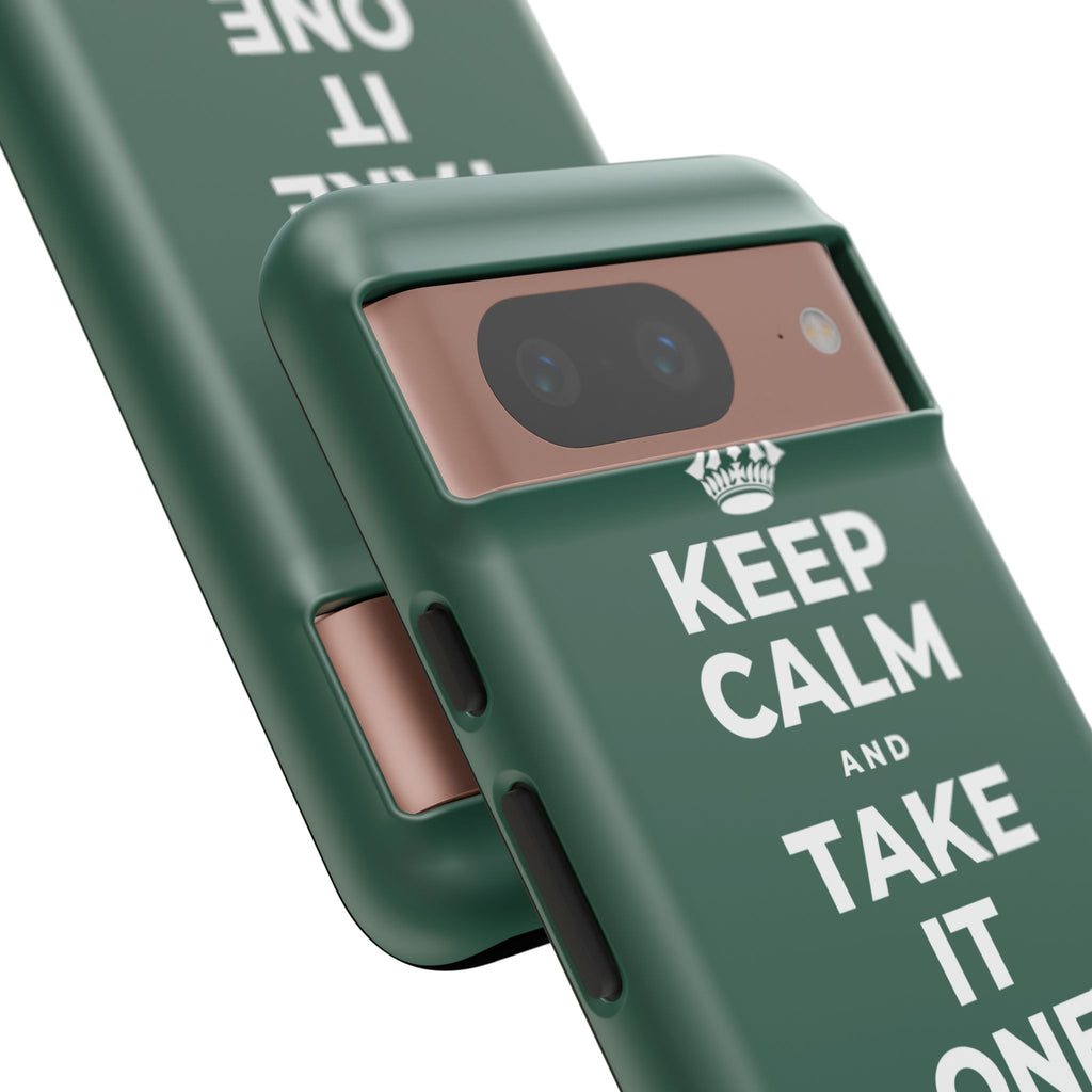 KEEP CALM AND TAKE IT ONE DAY AT A TIME Phone Case