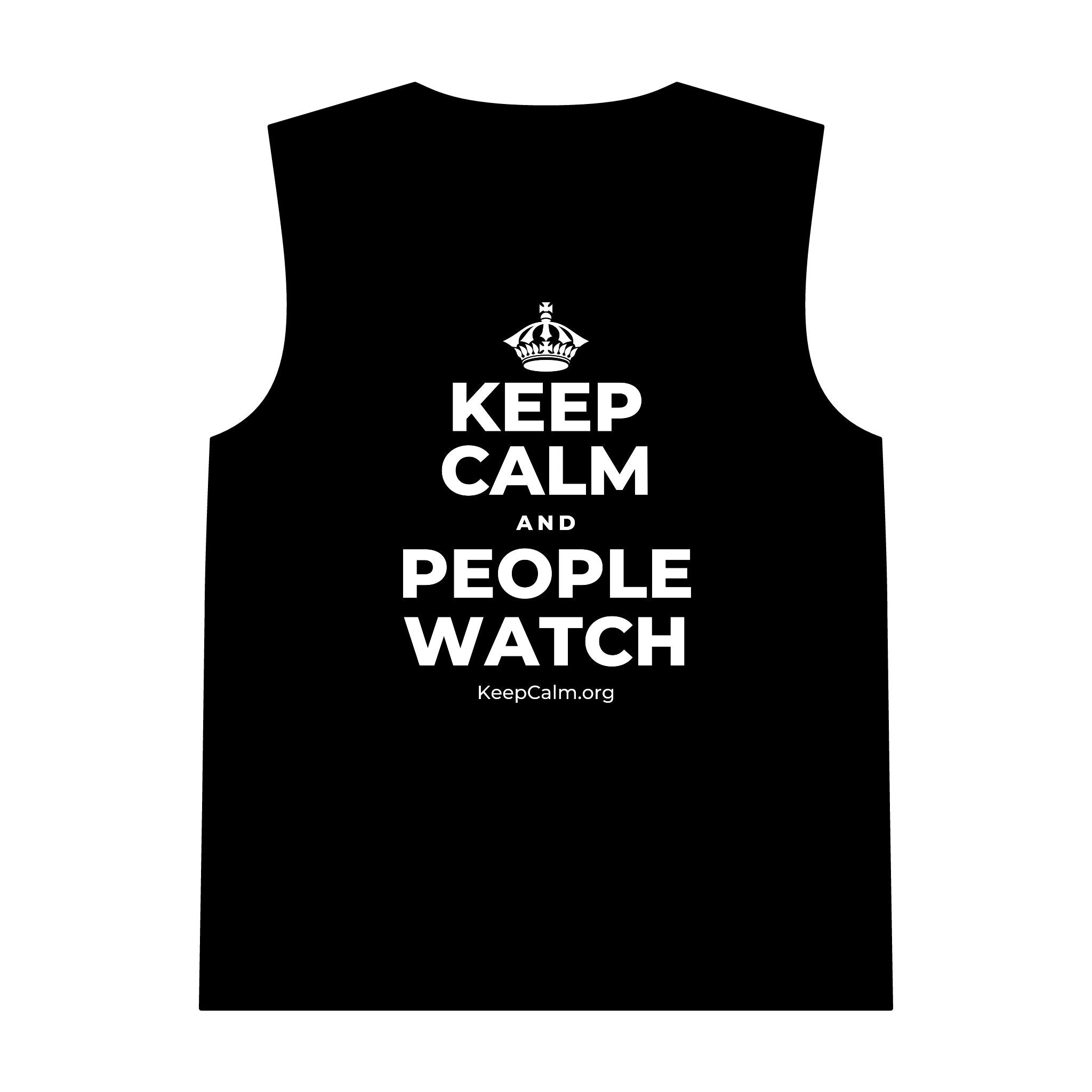 KEEP CALM AND PEOPLE WATCH Tank Top