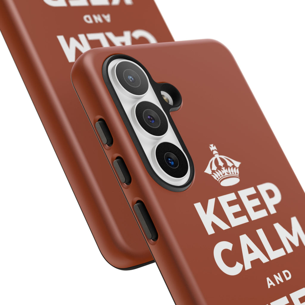 KEEP CALM AND KEEP WINNING Phone Case