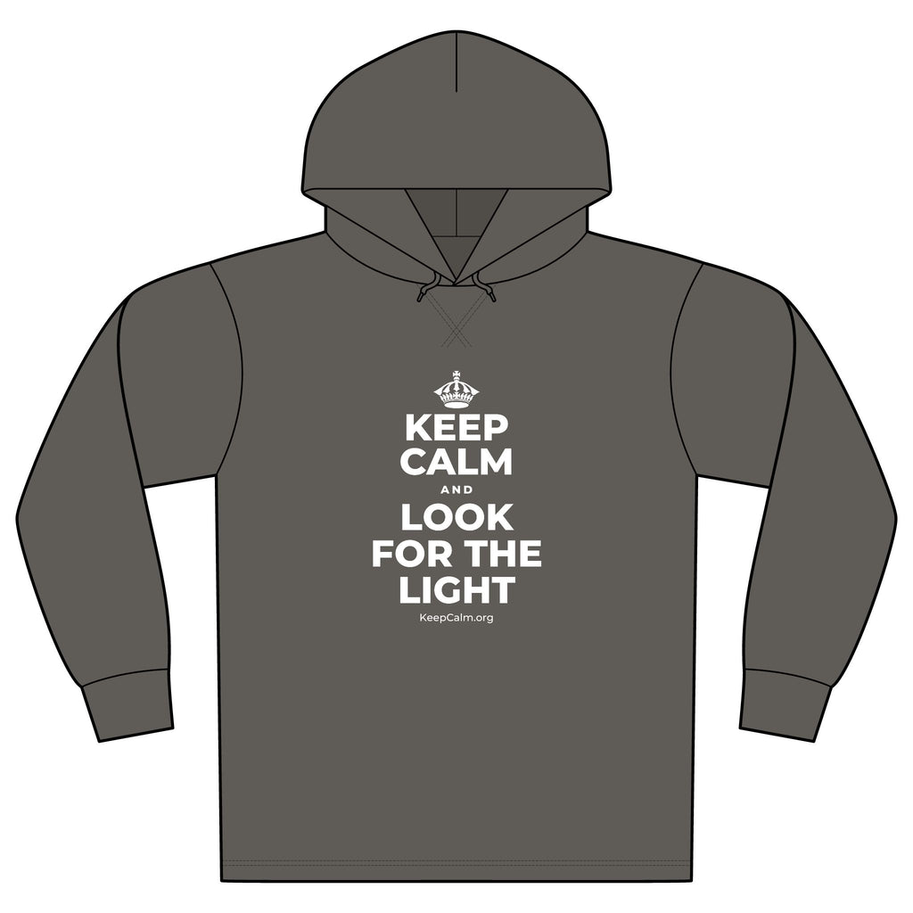 KEEP CALM AND LOOK FOR THE LIGHT Organic Hoodie Tee