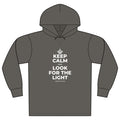 KEEP CALM AND LOOK FOR THE LIGHT Organic Hoodie Tee
