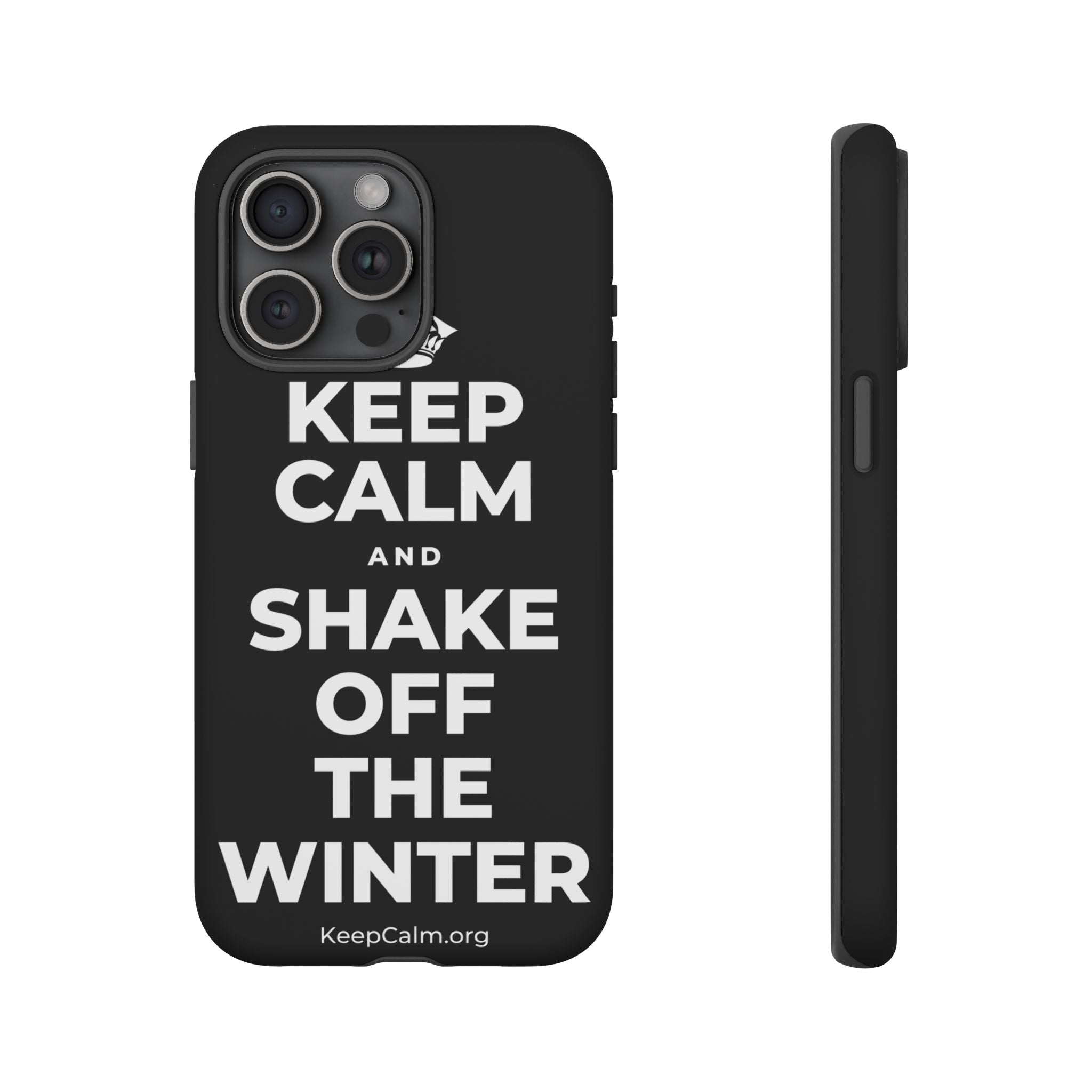 KEEP CALM AND SHAKE OFF THE WINTER Phone Case