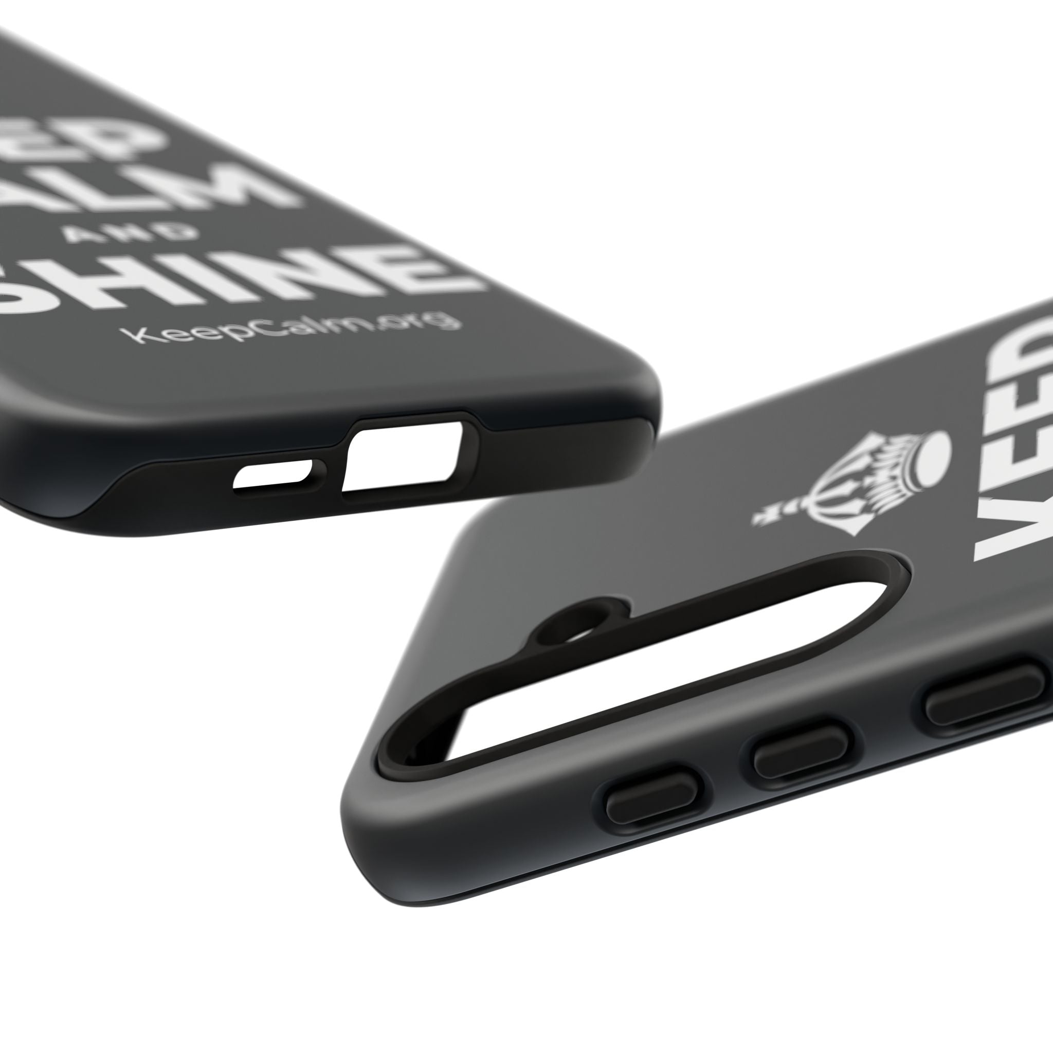 KEEP CALM AND SHINE Phone Case (Dark)
