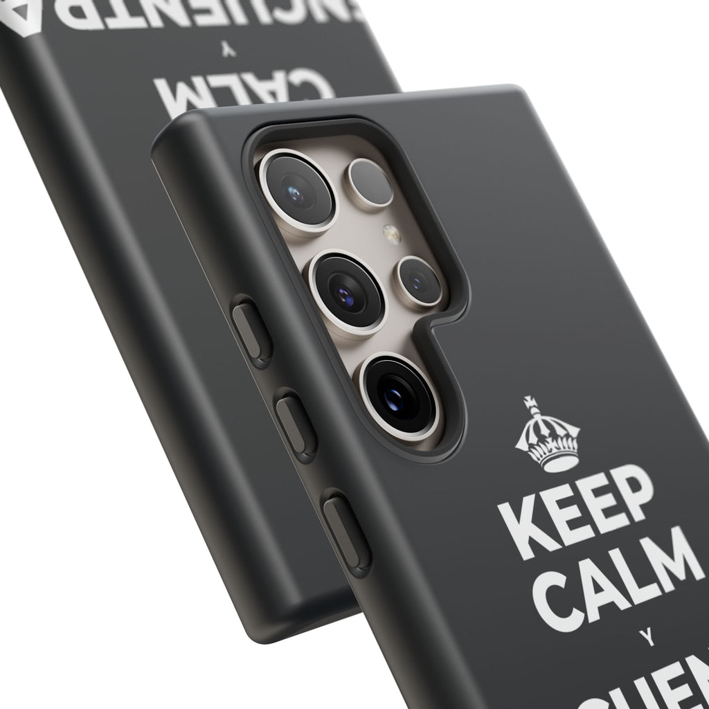KEEP CALM Y ENCUENTRA TU CENTRO Phone Case (Dark)