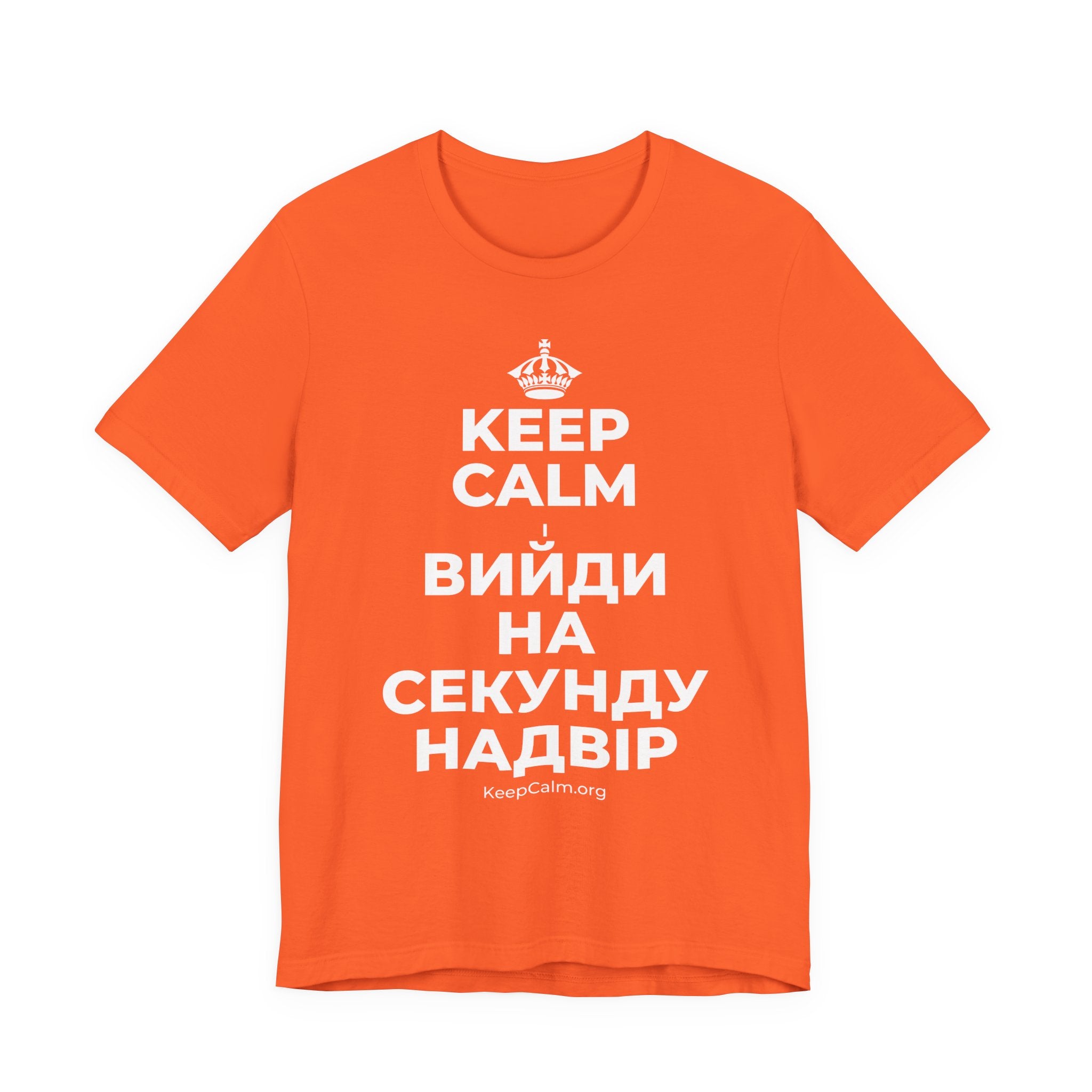 KEEP CALM І ВИЙДИ НА СЕКУНДУ НАДВІР T-Shirt (Baby Blue–Silver)