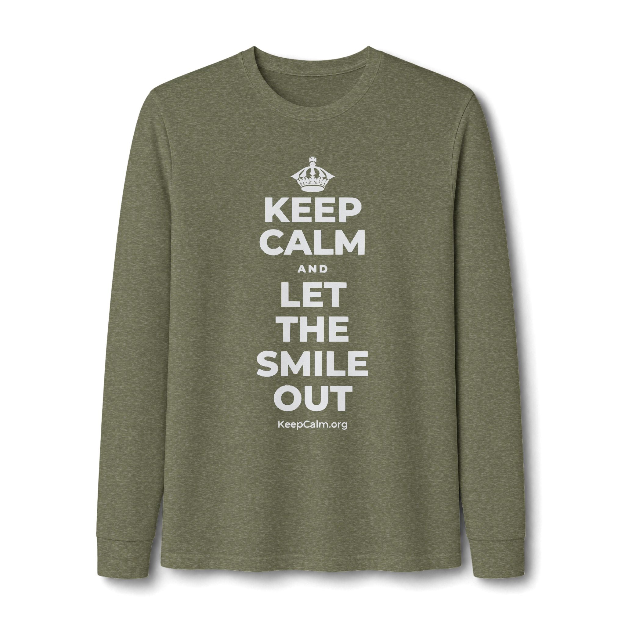 KEEP CALM AND LET THE SMILE OUT Long Sleeve Tee