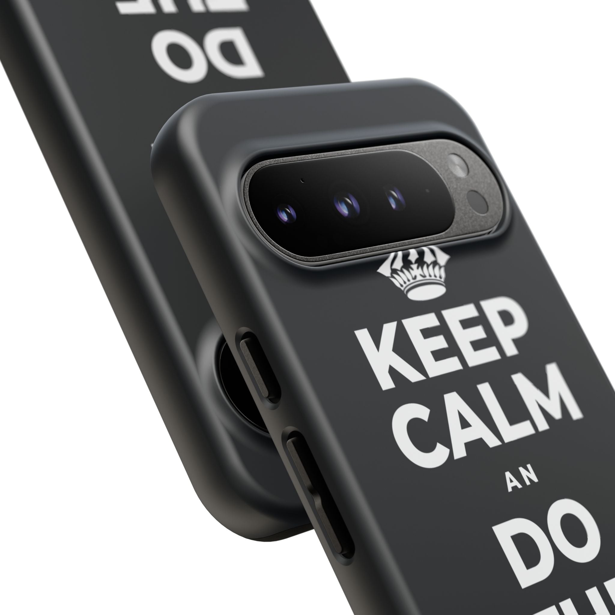 KEEP CALM AN DO THE HARD TIN Phone Case (Dark)