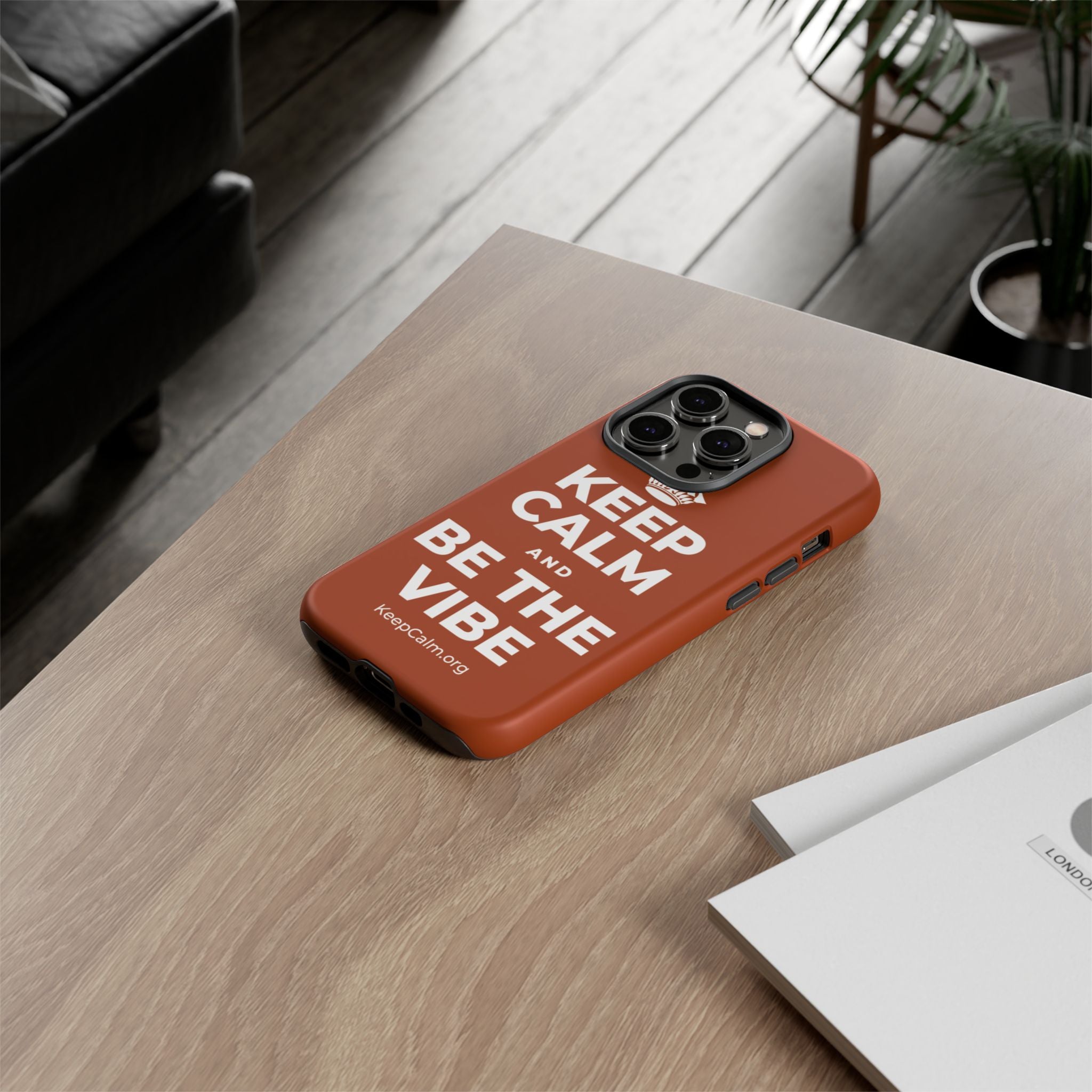 KEEP CALM AND BE THE VIBE Phone Case