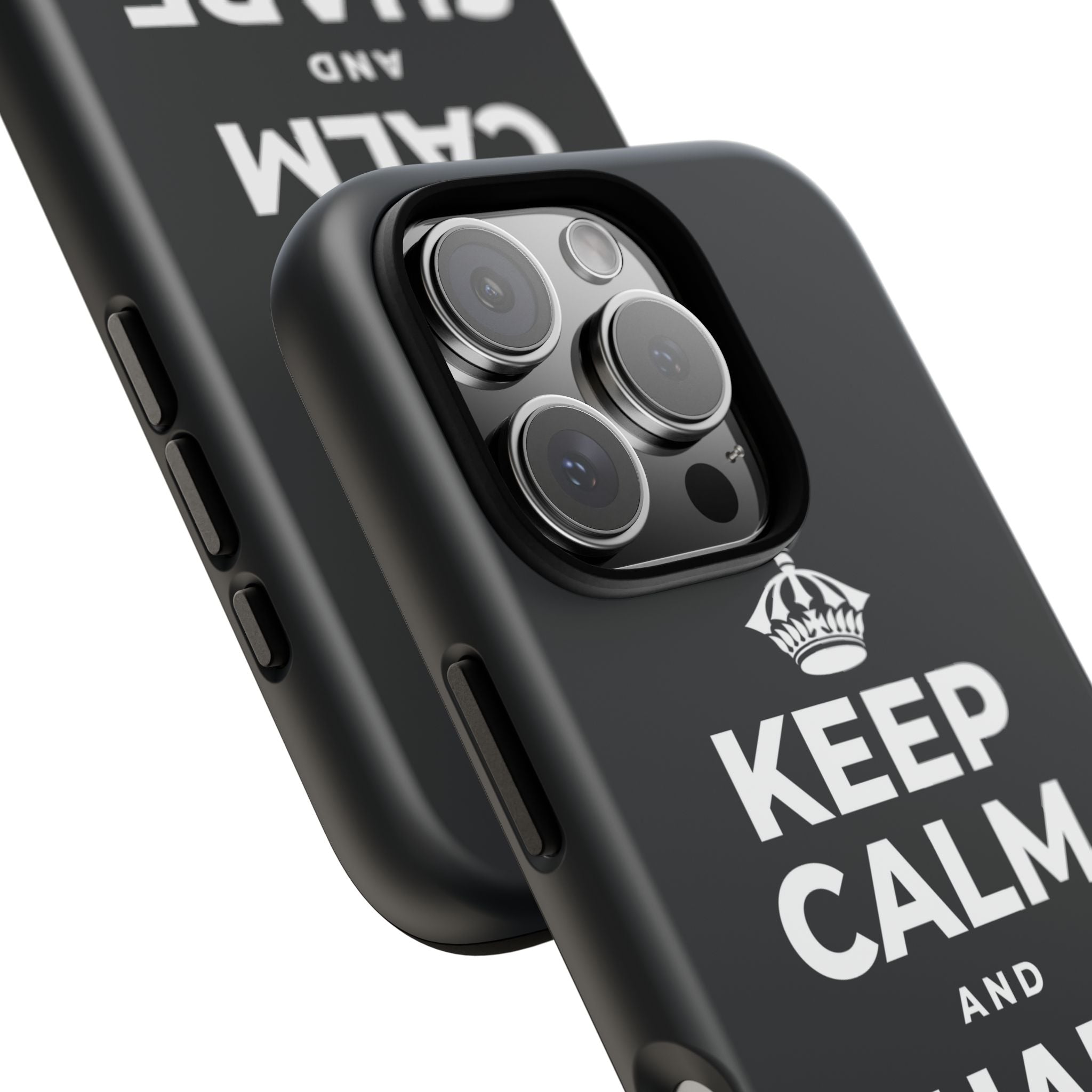 KEEP CALM AND SHARE THE LOVE Phone Case (Dark)