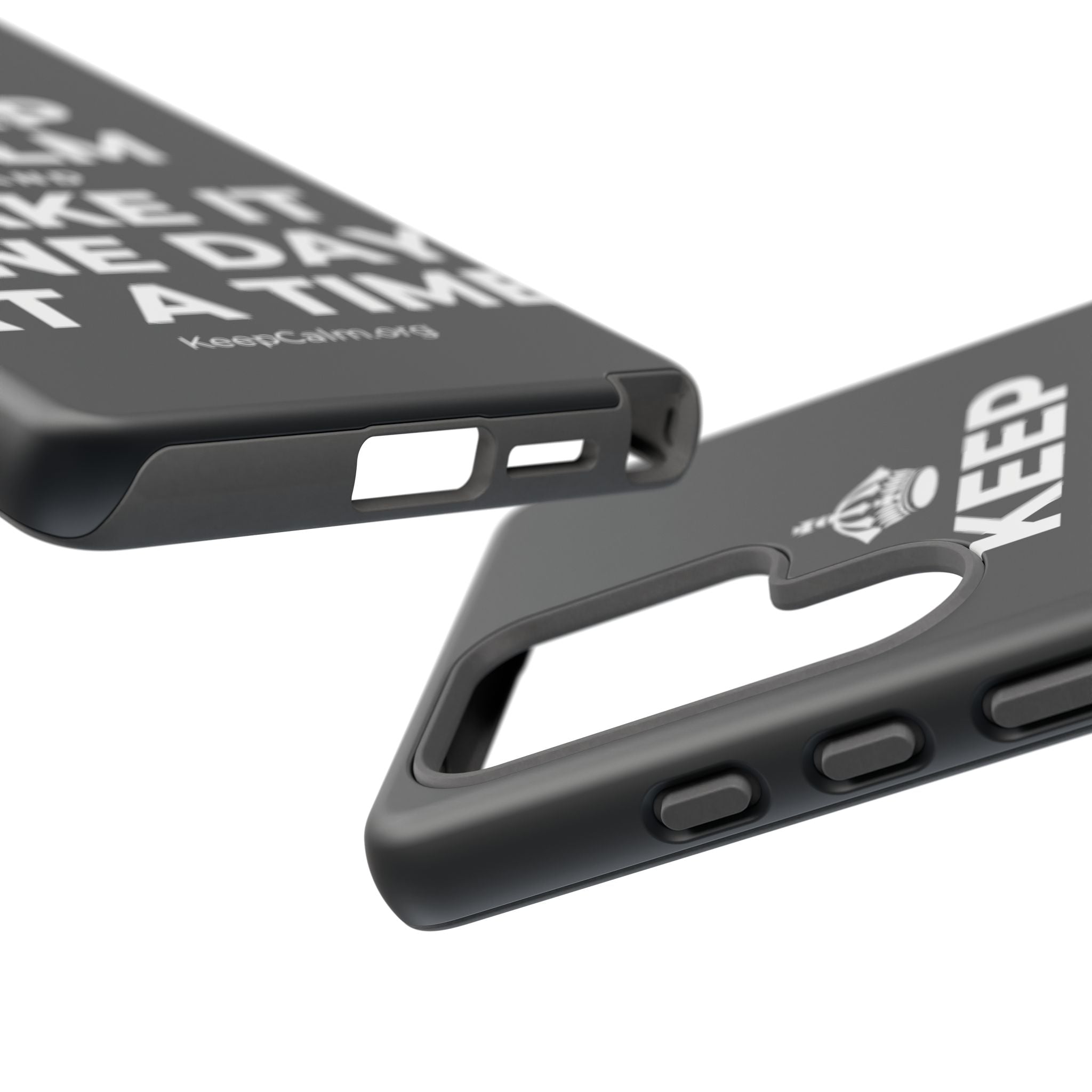 KEEP CALM AND TAKE IT ONE DAY AT A TIME Phone Case (Dark)