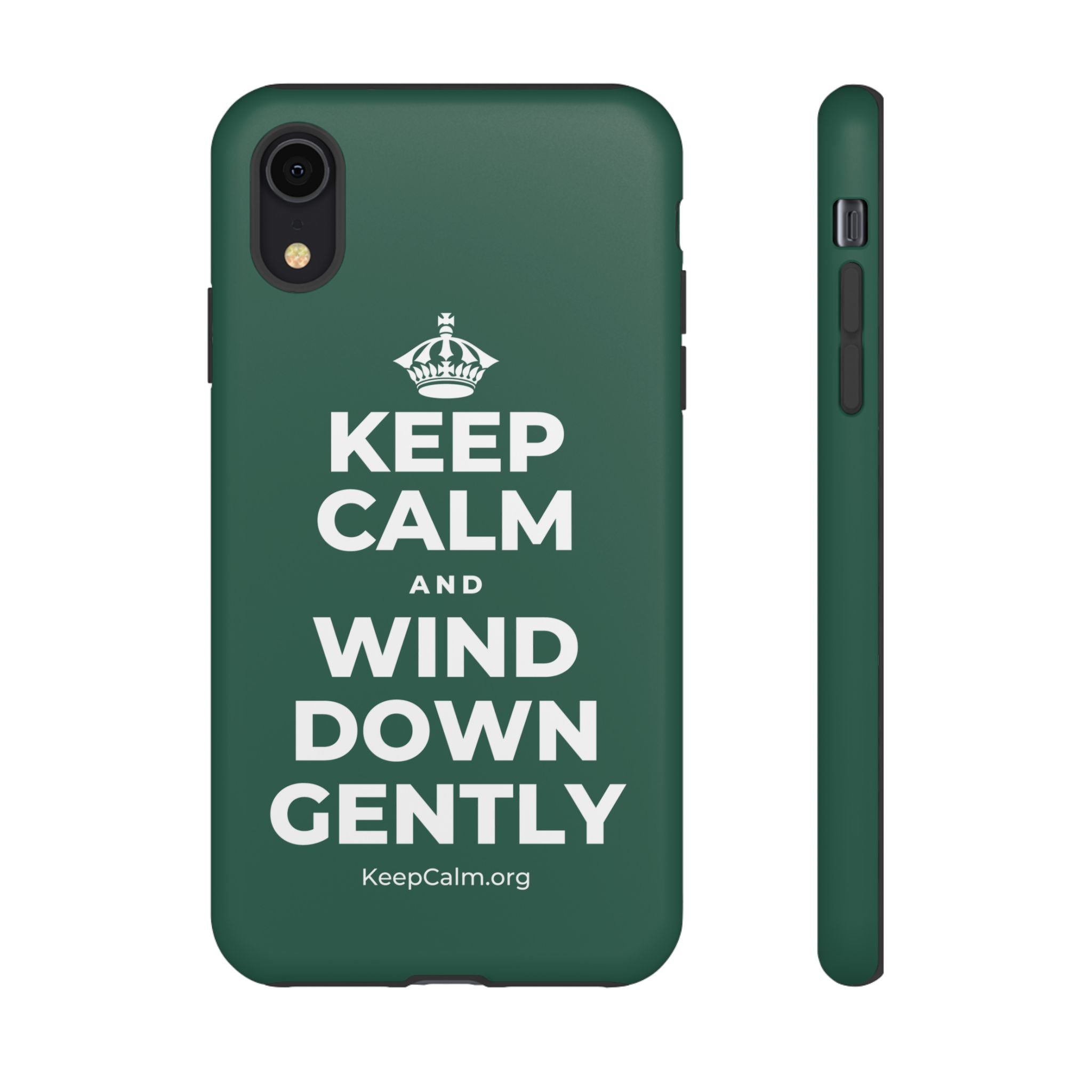 KEEP CALM AND WIND DOWN GENTLY Phone Case