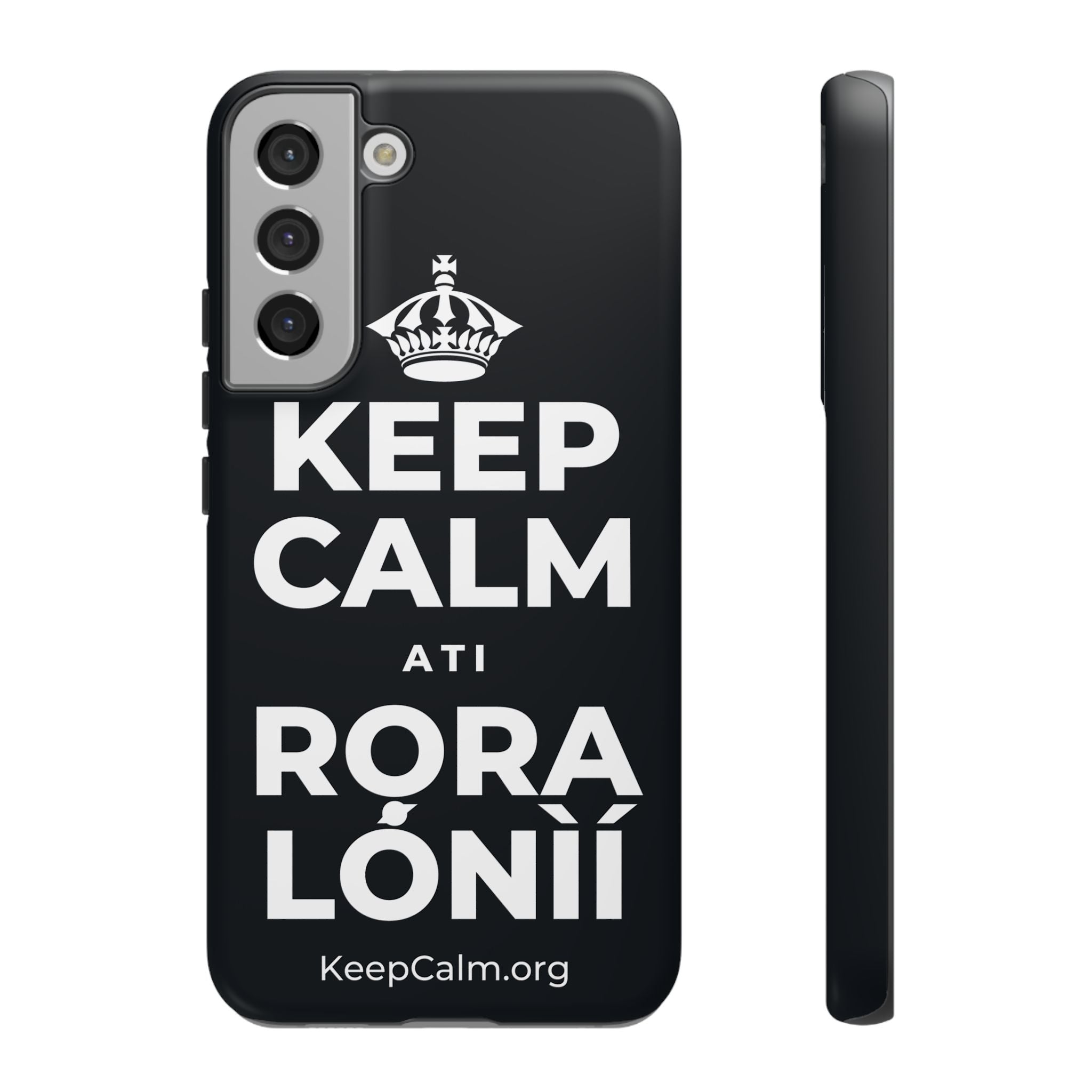 KEEP CALM ATI RỌRA LÓNÌÍ Phone Case (Dark)